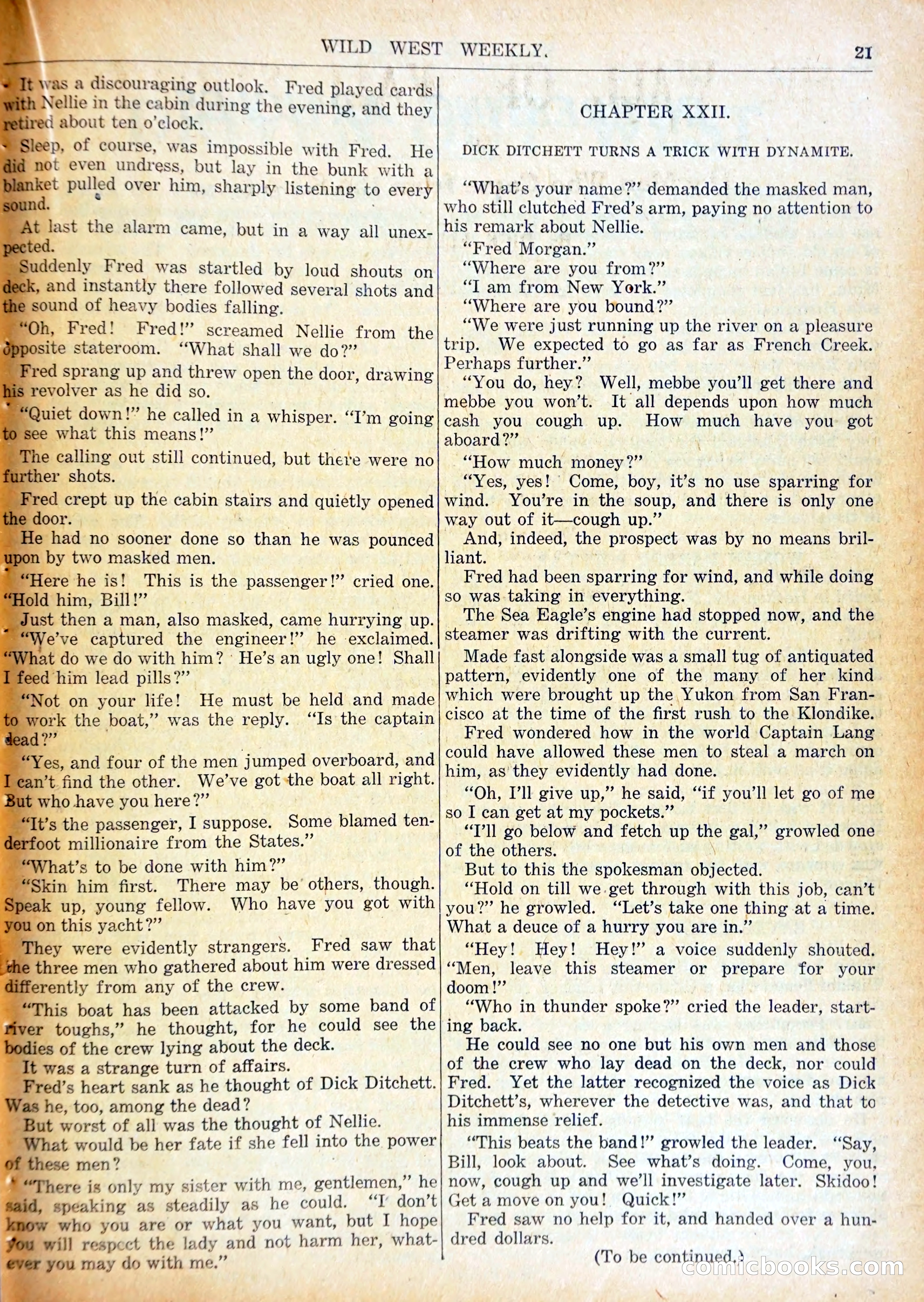 Young Wild West Weekly No. 740 — page 24 of 37