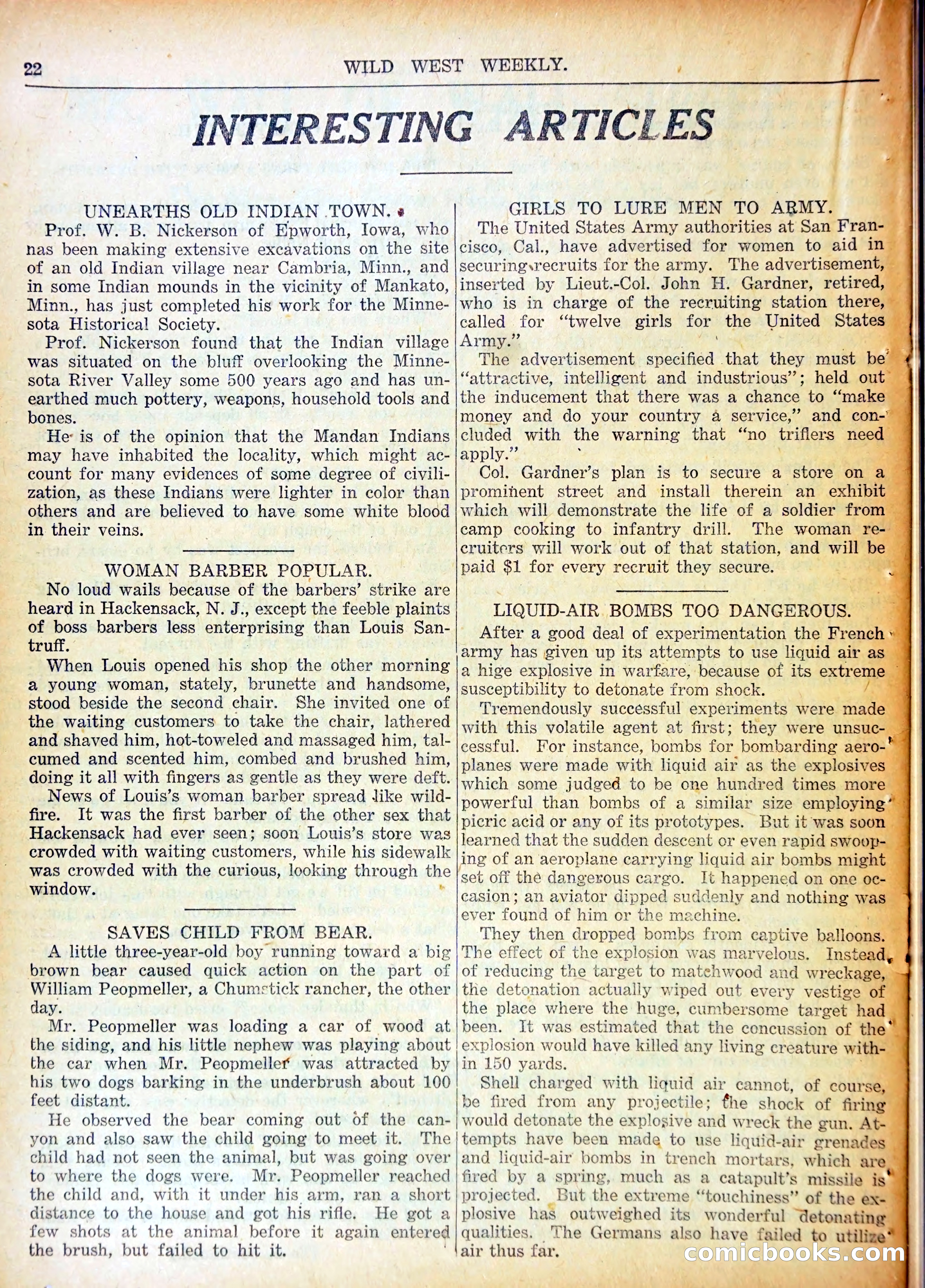 Young Wild West Weekly No. 740 — page 25 of 37