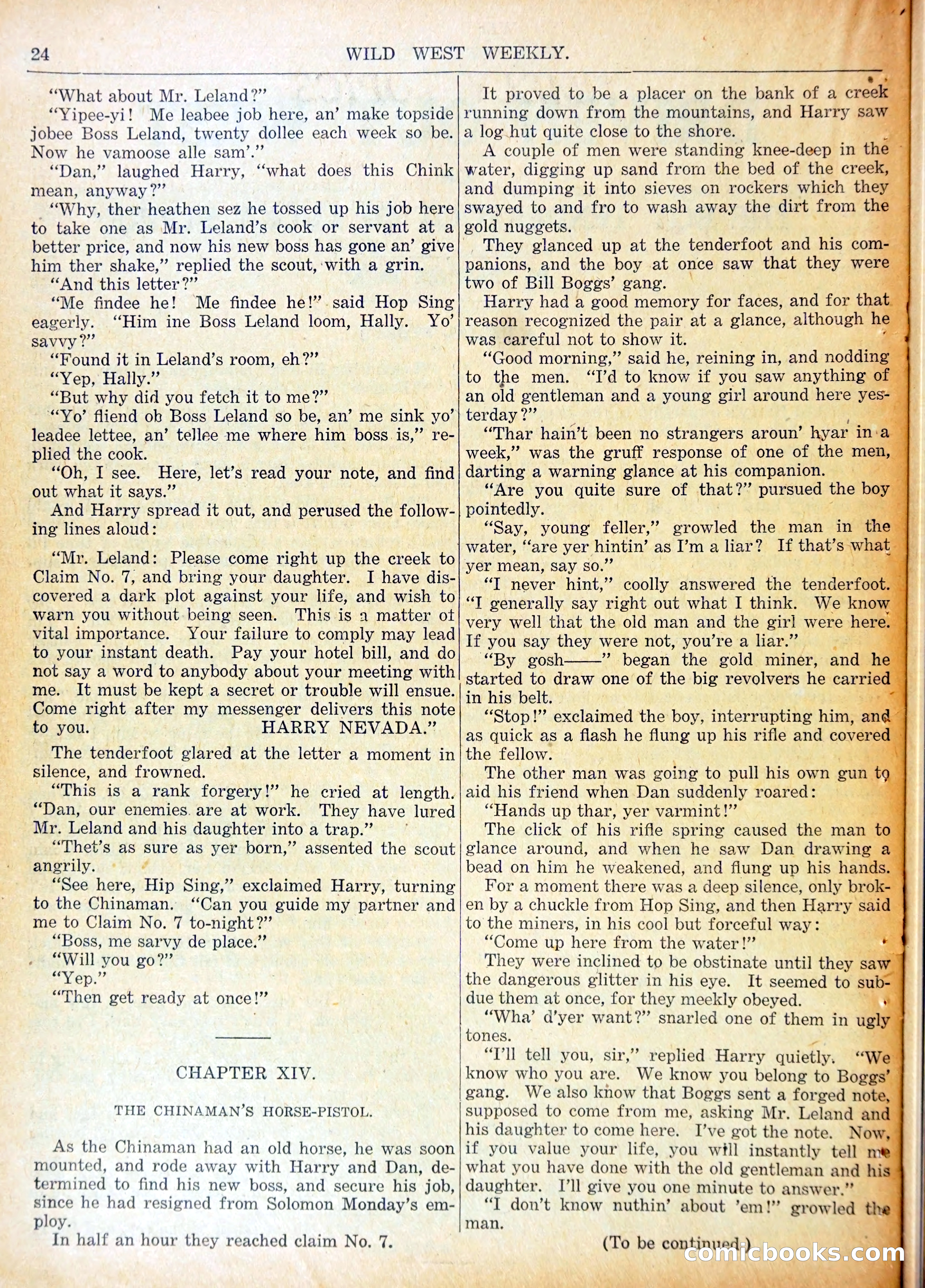 Young Wild West Weekly No. 740 — page 27 of 37