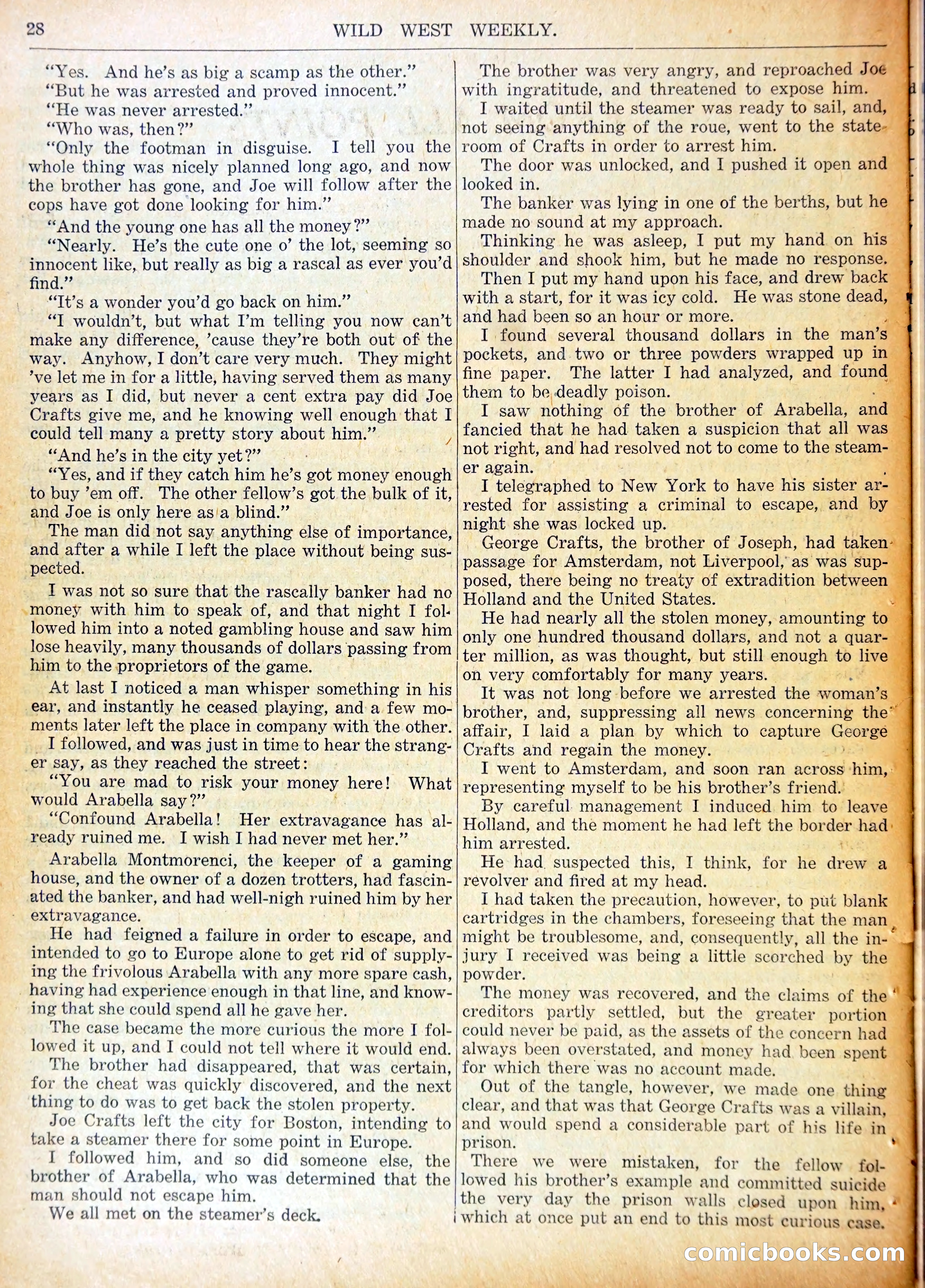 Young Wild West Weekly No. 740 — page 31 of 37