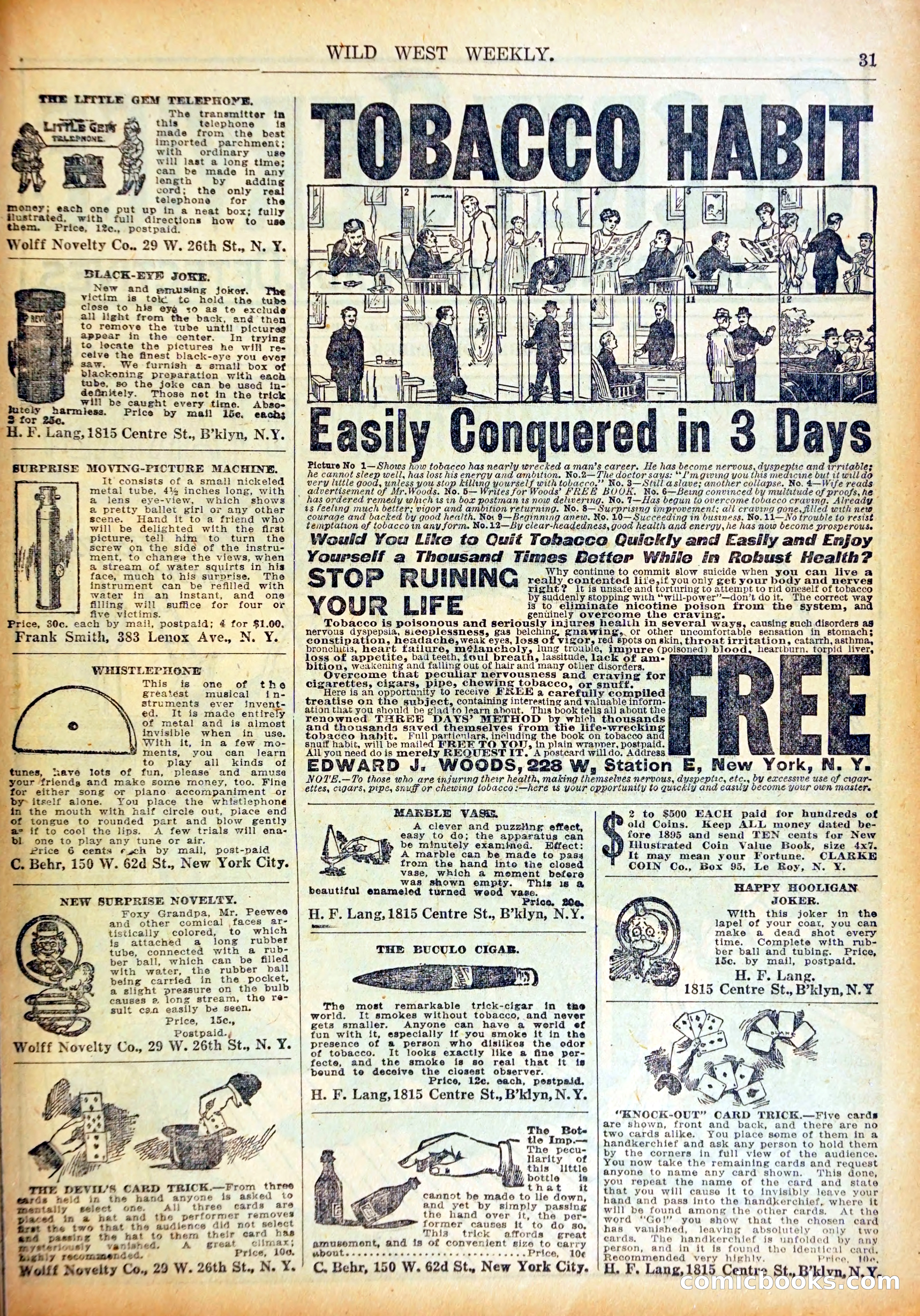 Young Wild West Weekly No. 740 — page 34 of 37