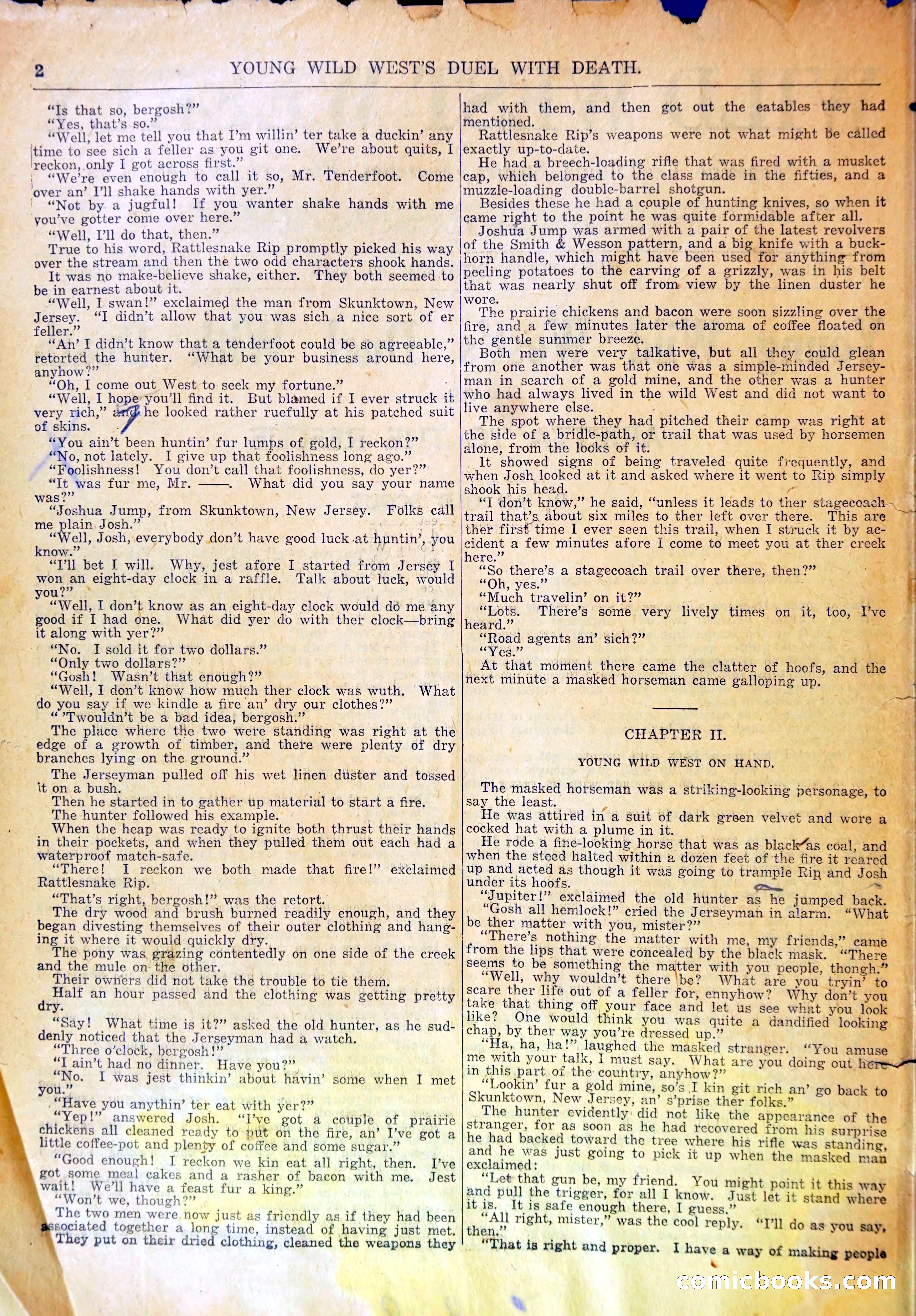 Young Wild West's Duel with Death, or, Arietta to the Rescue — page 5 of 33