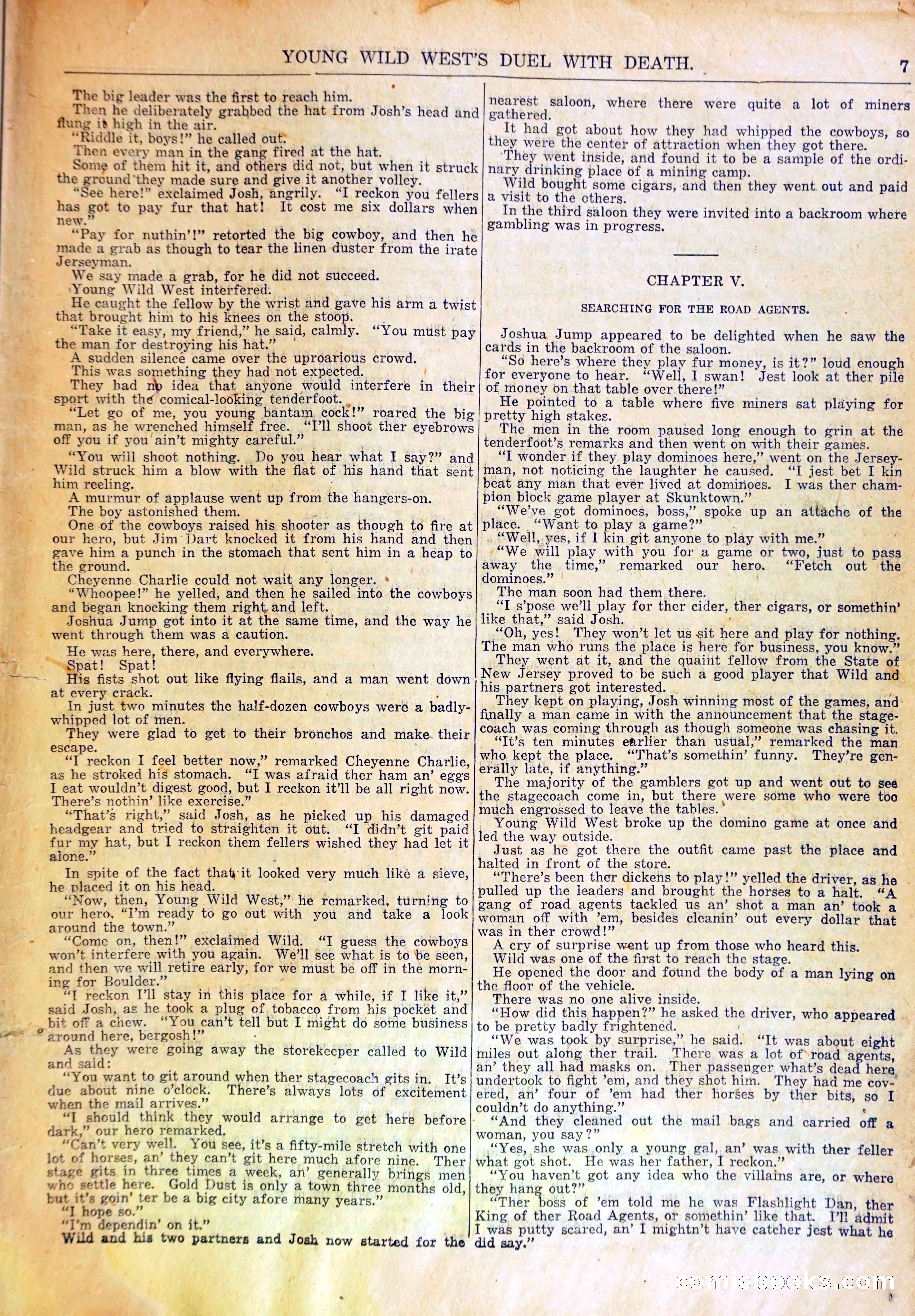 Young Wild West's Duel with Death, or, Arietta to the Rescue — page 10 of 33