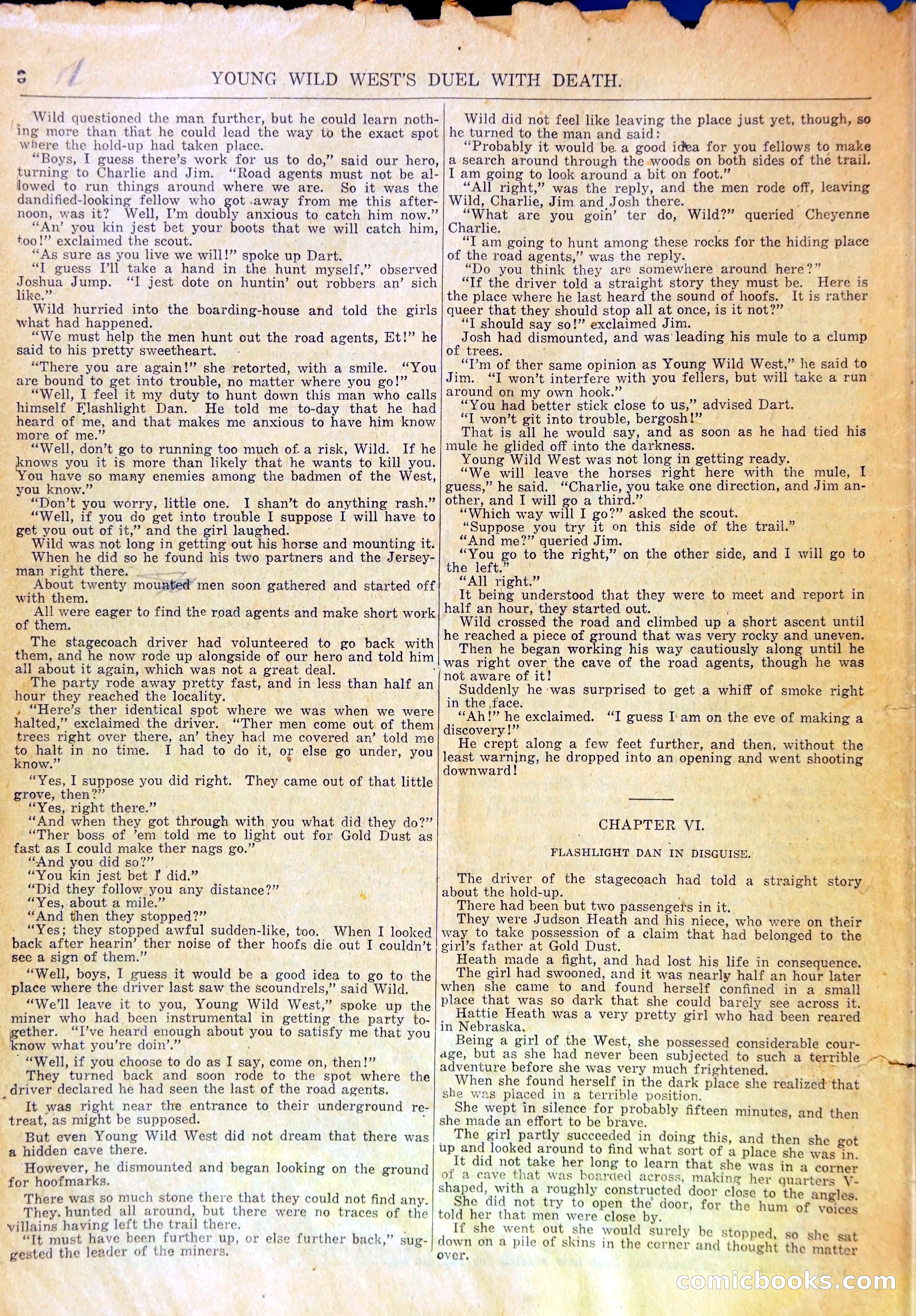 Young Wild West's Duel with Death, or, Arietta to the Rescue — page 11 of 33