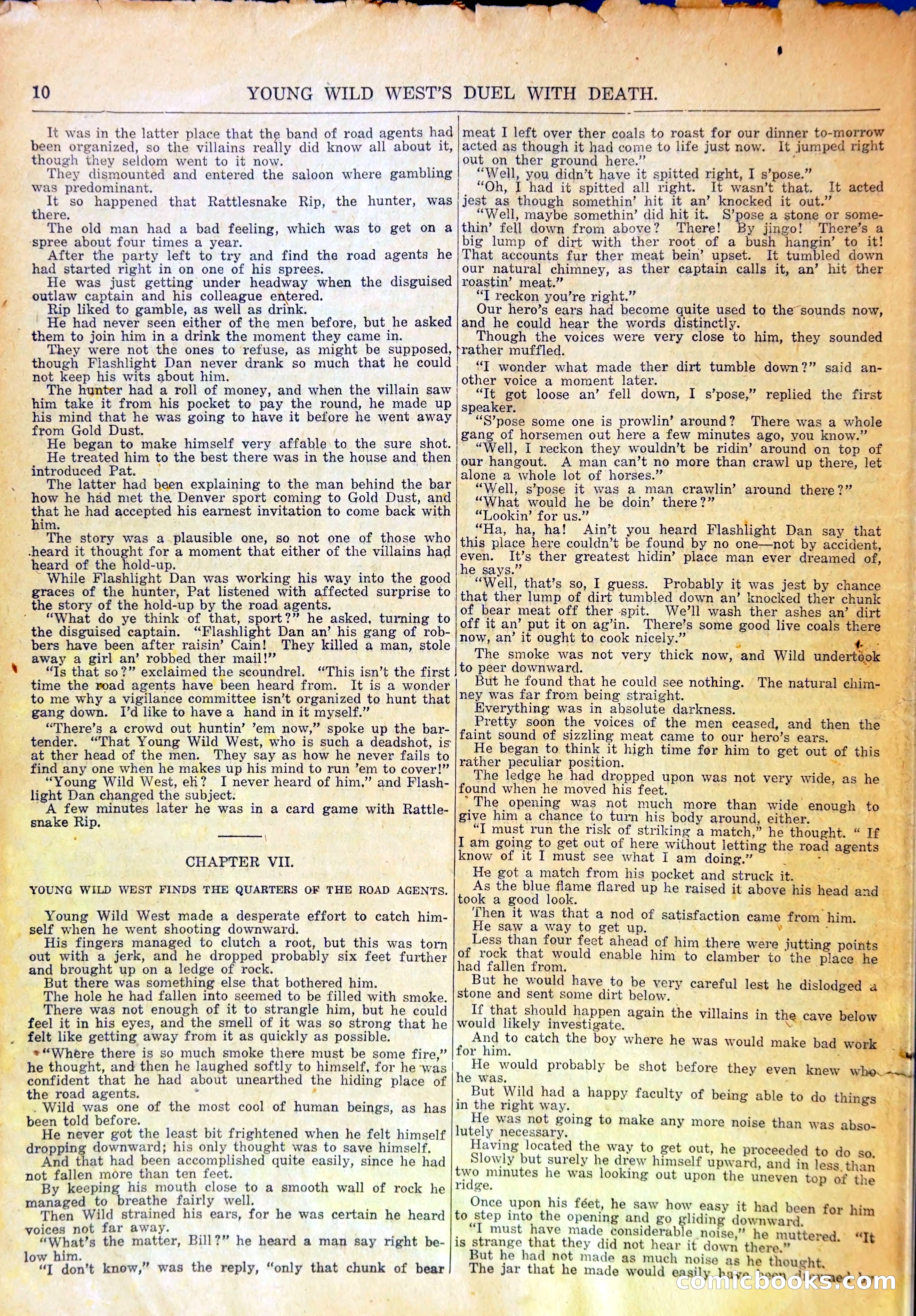 Young Wild West's Duel with Death, or, Arietta to the Rescue — page 13 of 33