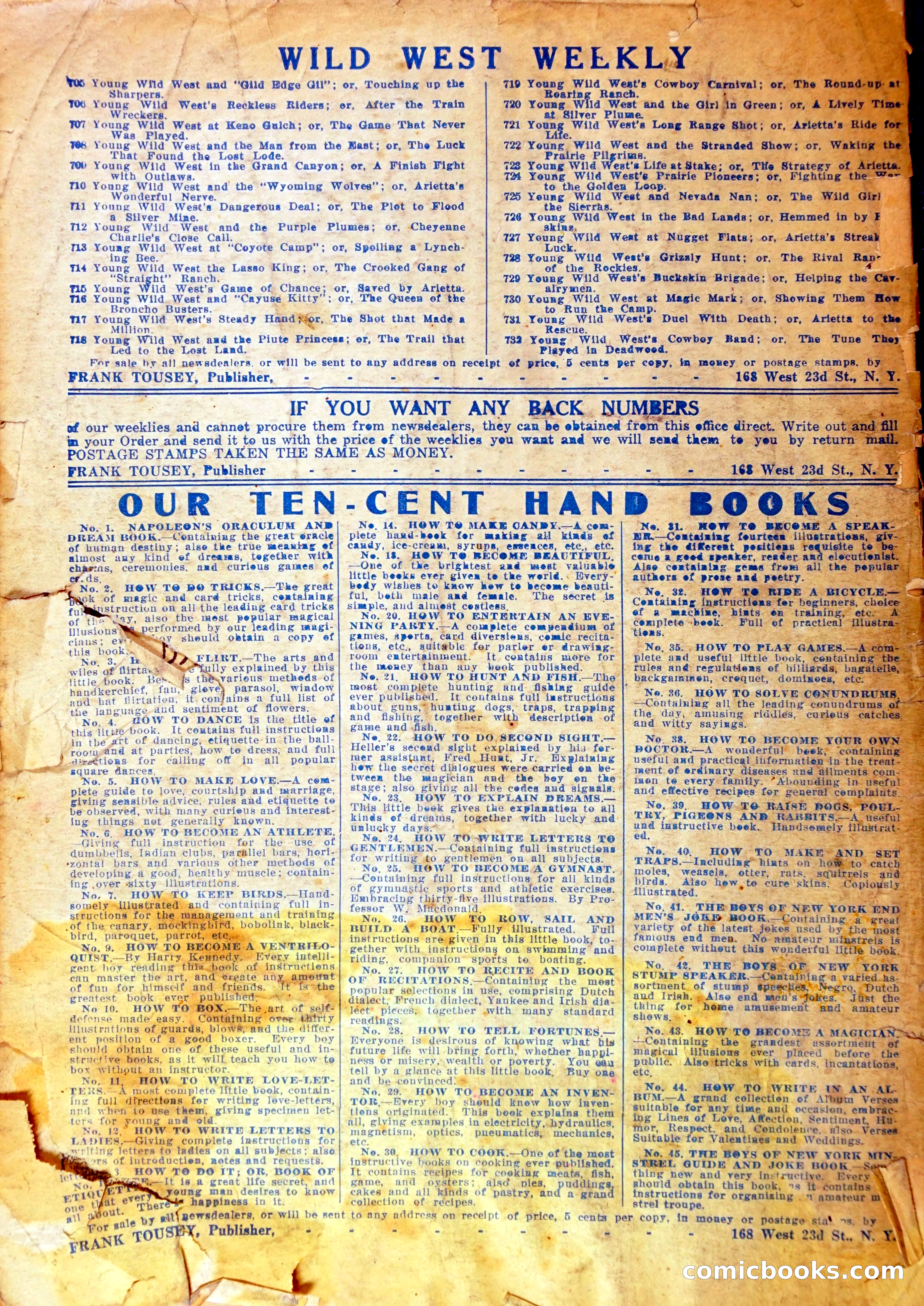 Young Wild West's Duel with Death, or, Arietta to the Rescue — page 33 of 33