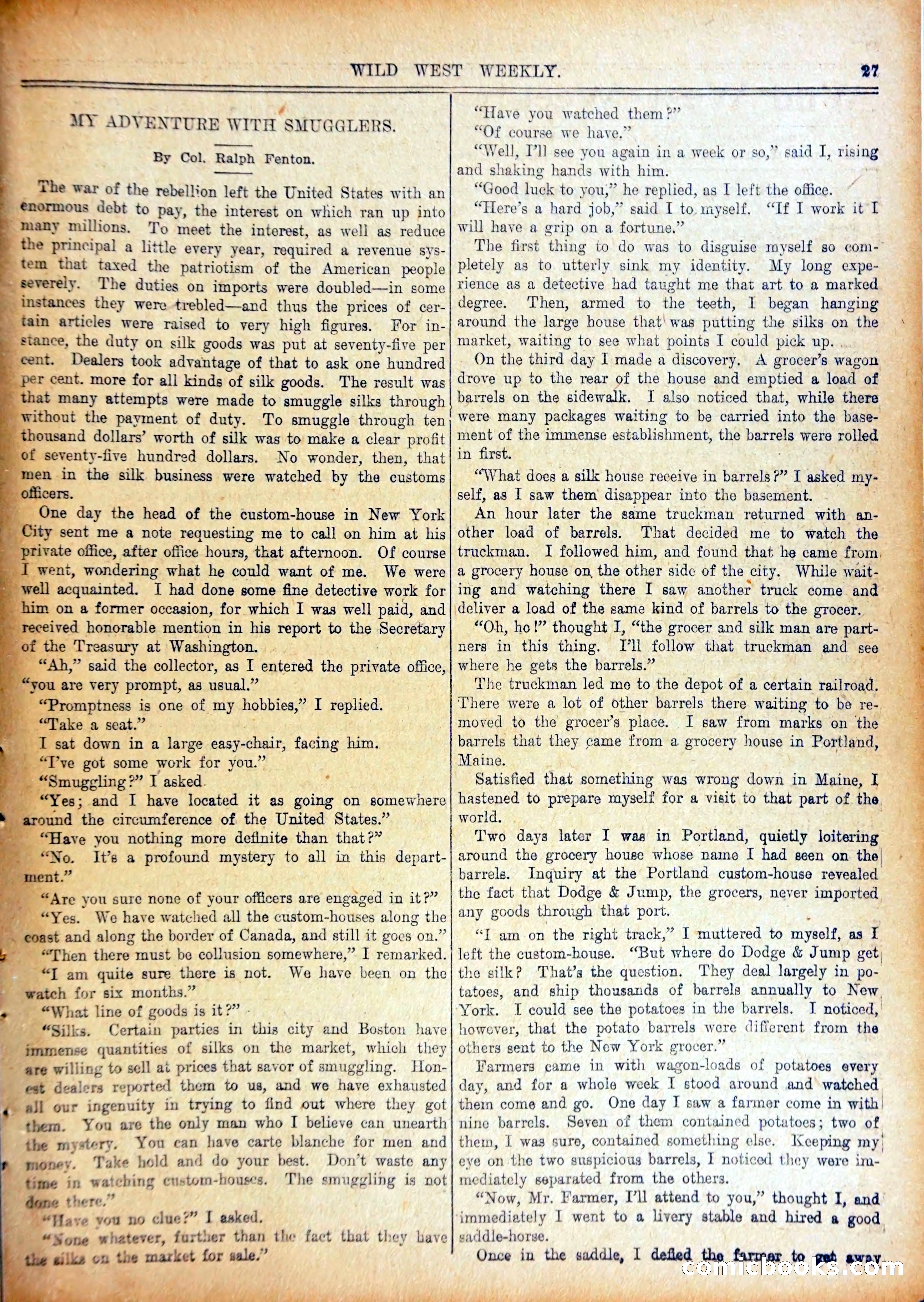 Wild West Weekly No. 637 — page 30 of 37