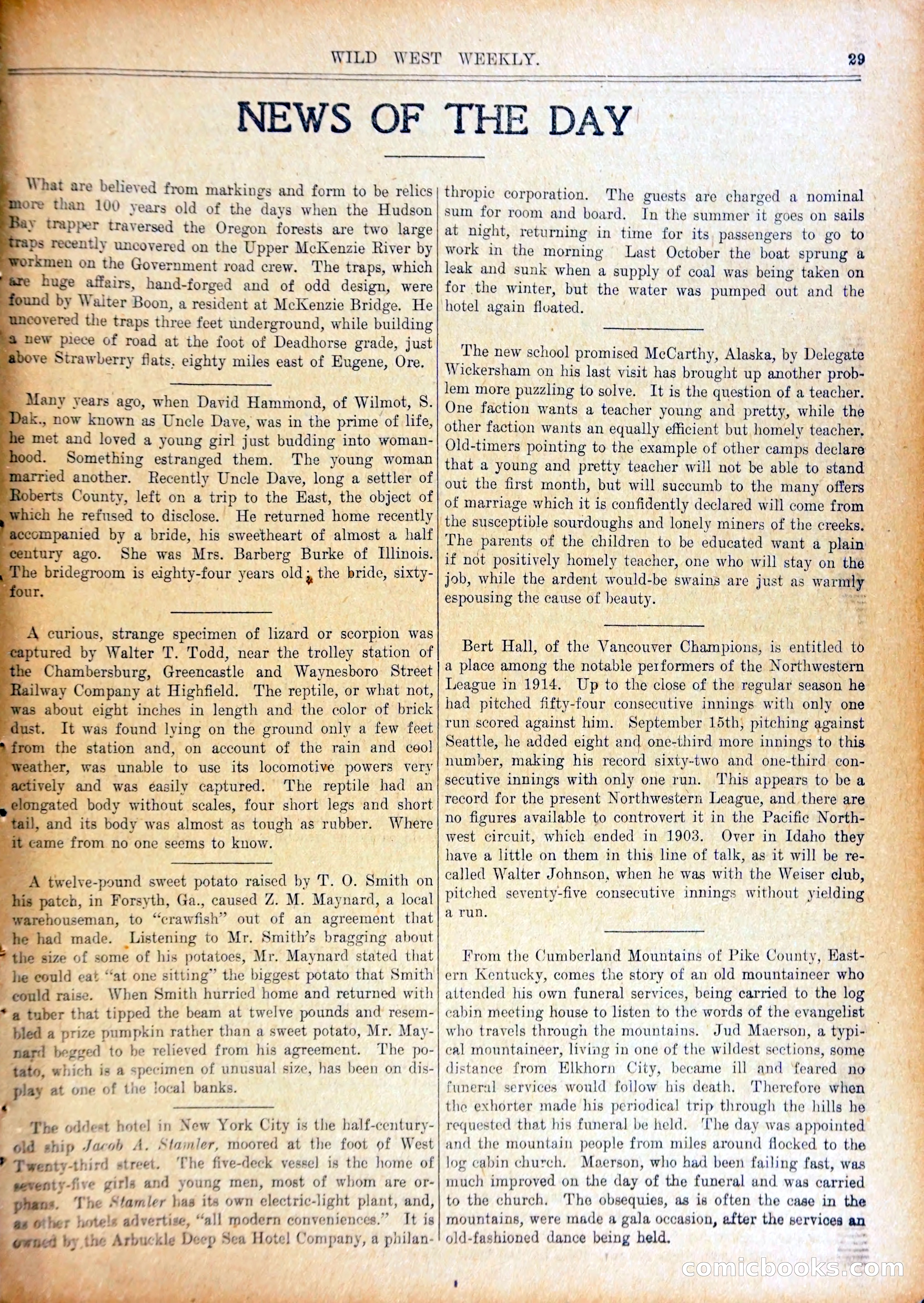 Wild West Weekly No. 637 — page 32 of 37