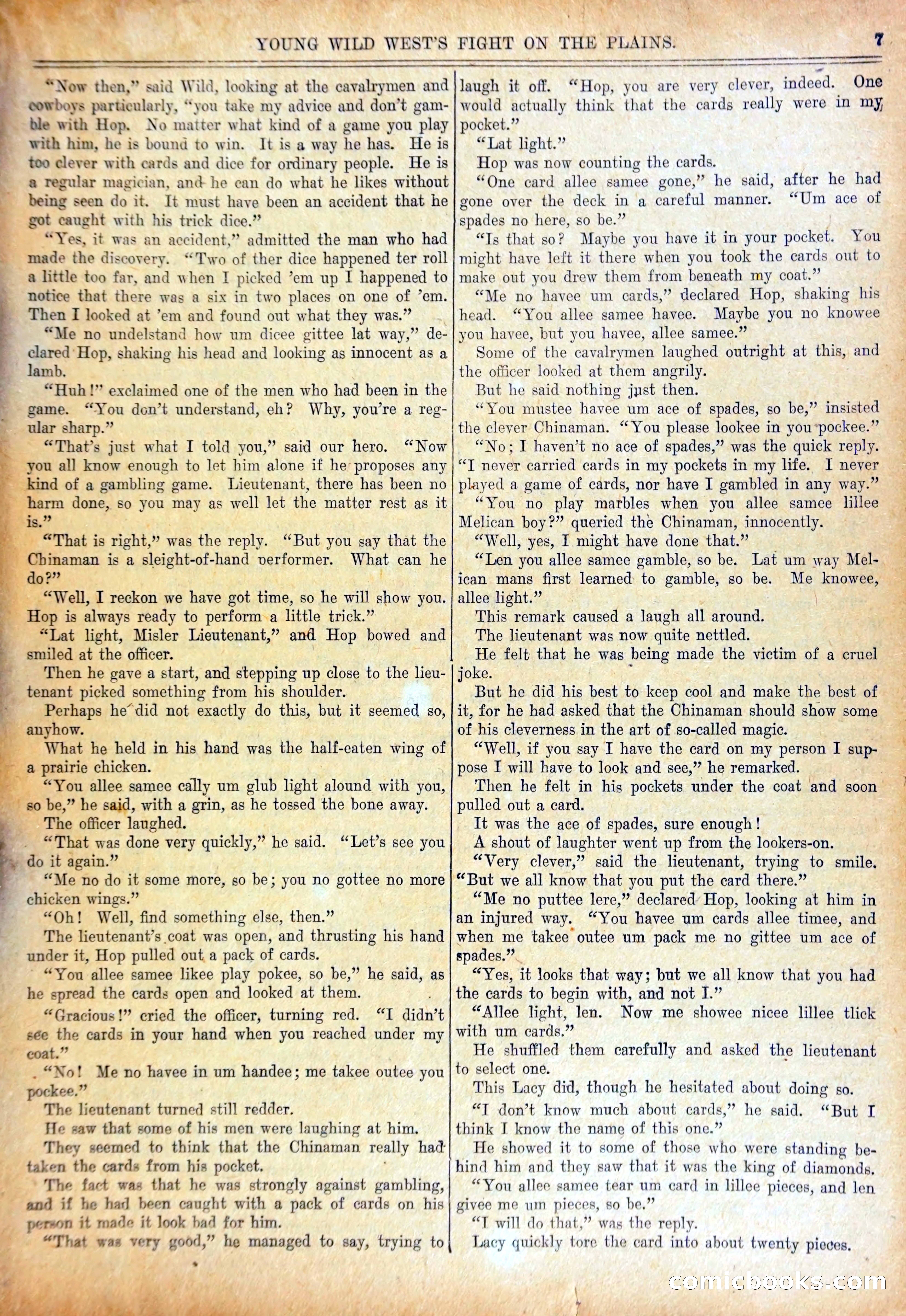 Wild West Weekly, No. 318 — page 10 of 37