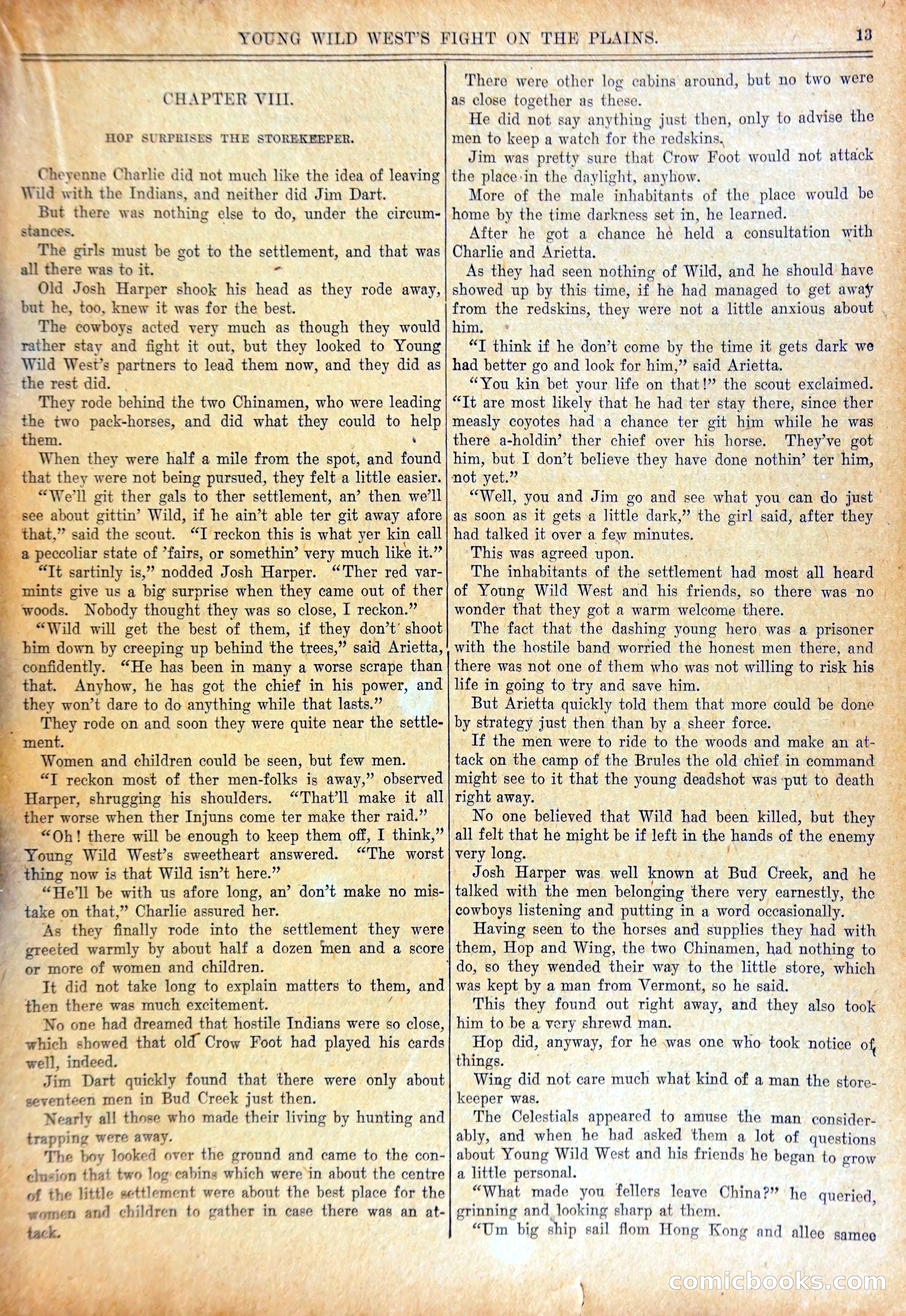 Wild West Weekly, No. 318 — page 16 of 37