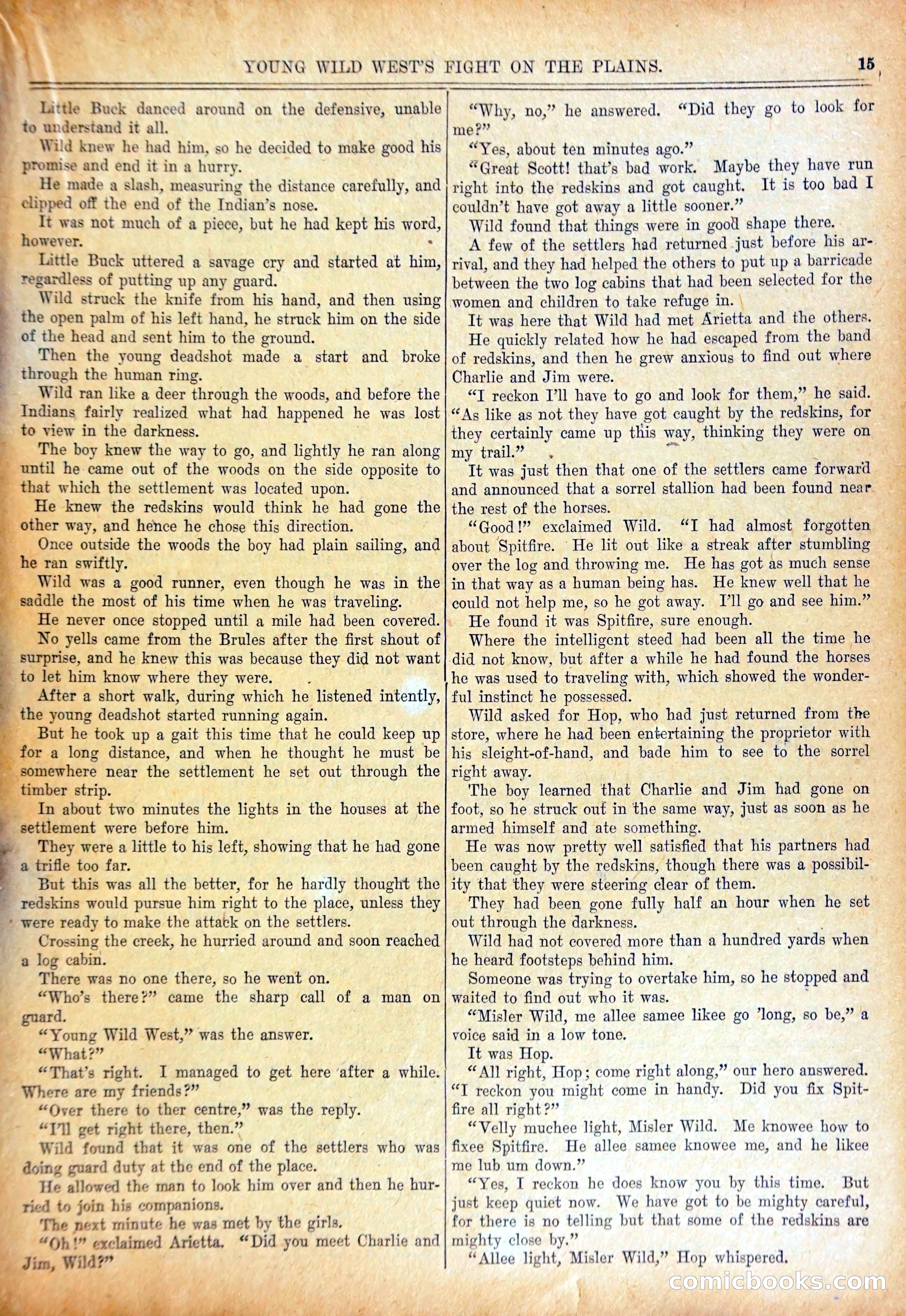 Wild West Weekly, No. 318 — page 18 of 37