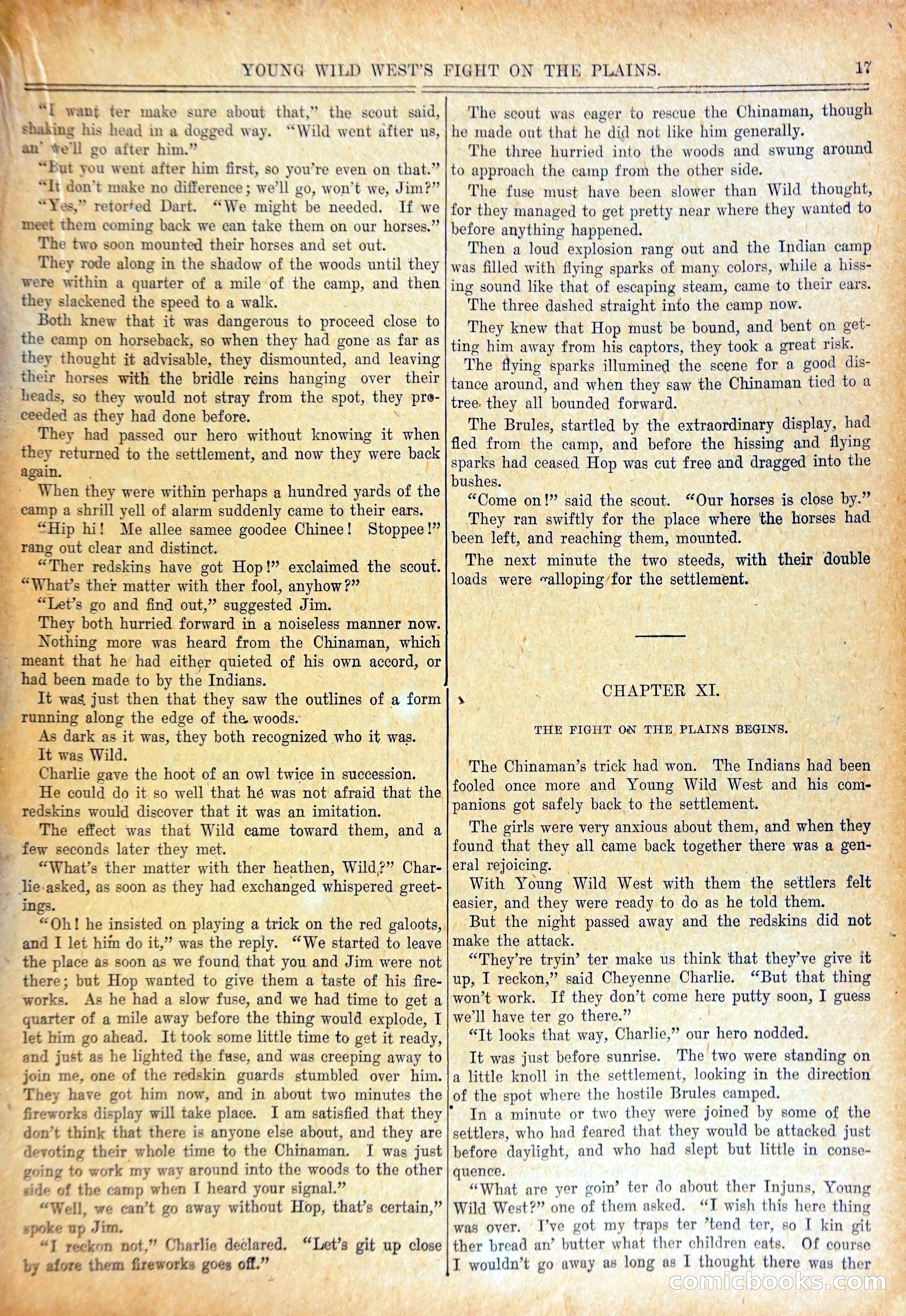 Wild West Weekly, No. 318 — page 20 of 37
