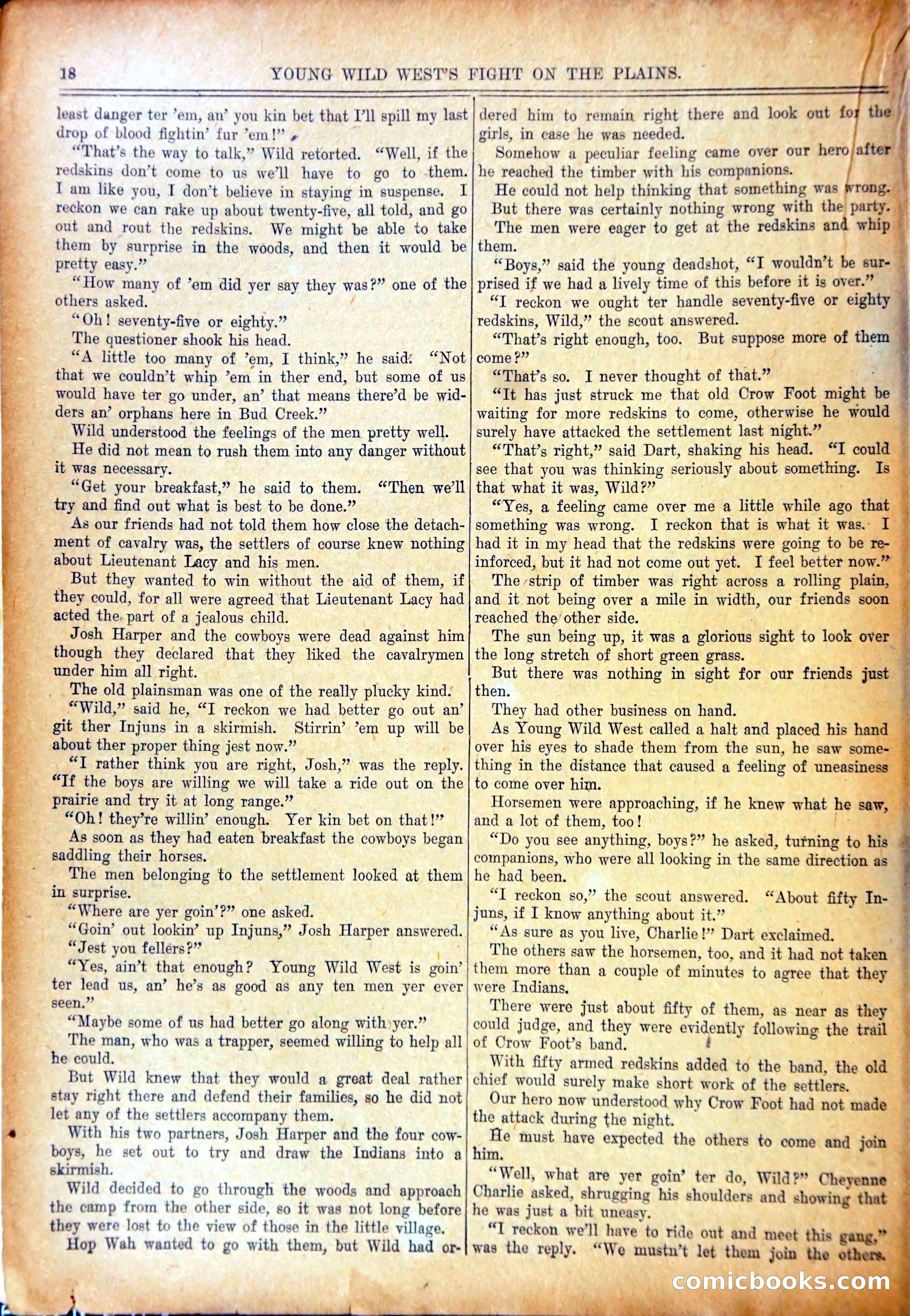 Wild West Weekly, No. 318 — page 21 of 37