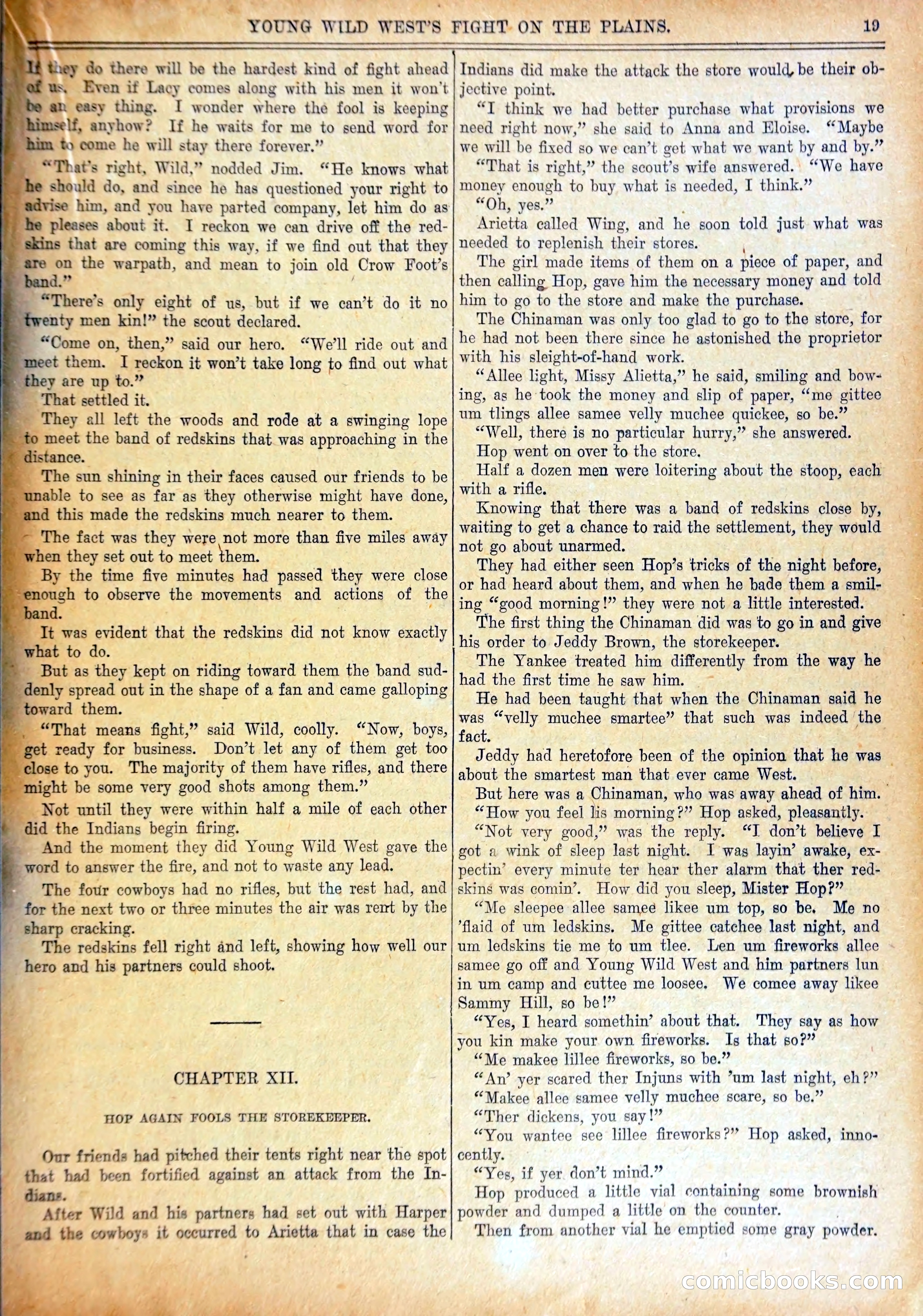 Wild West Weekly, No. 318 — page 22 of 37