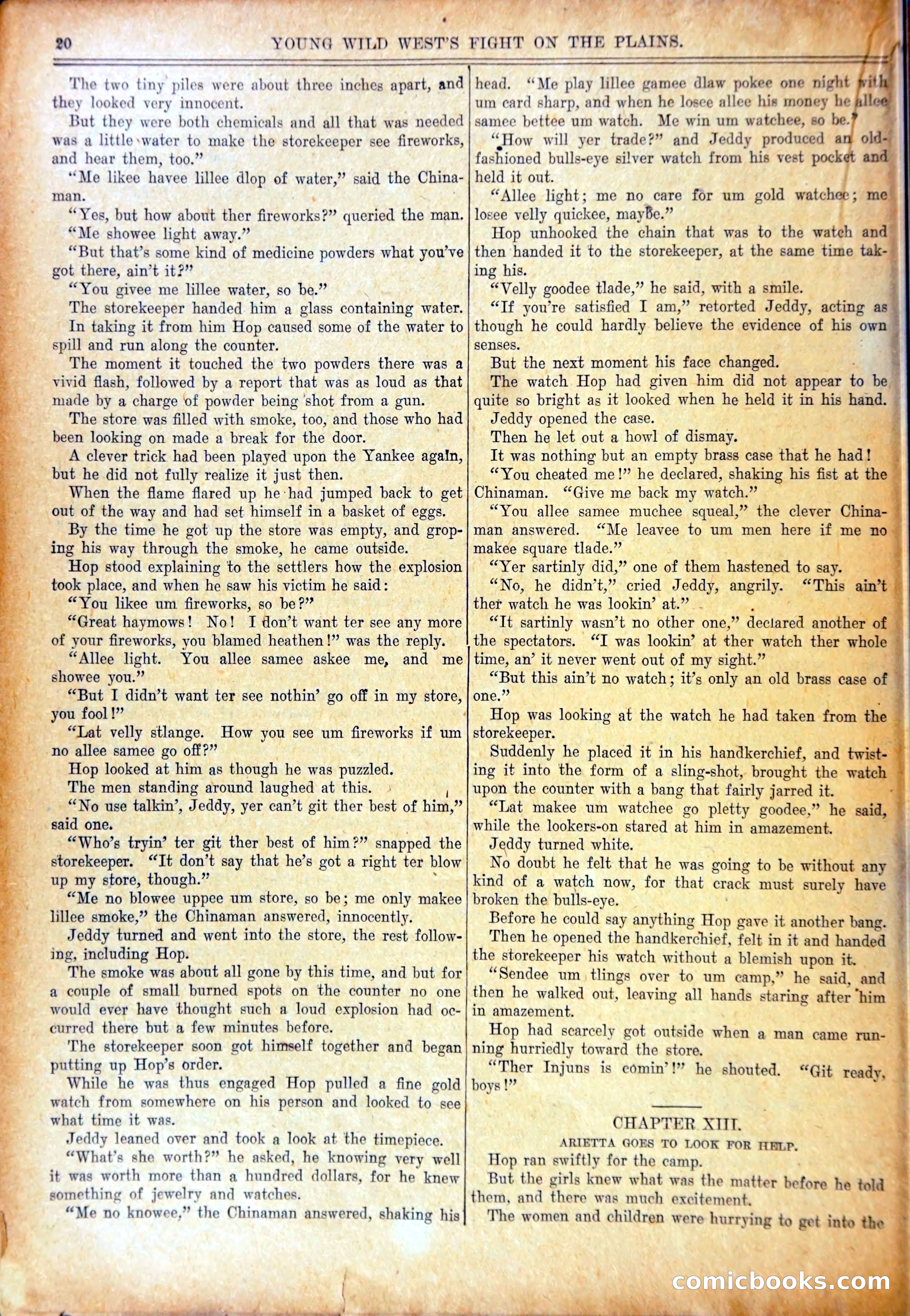 Wild West Weekly, No. 318 — page 23 of 37