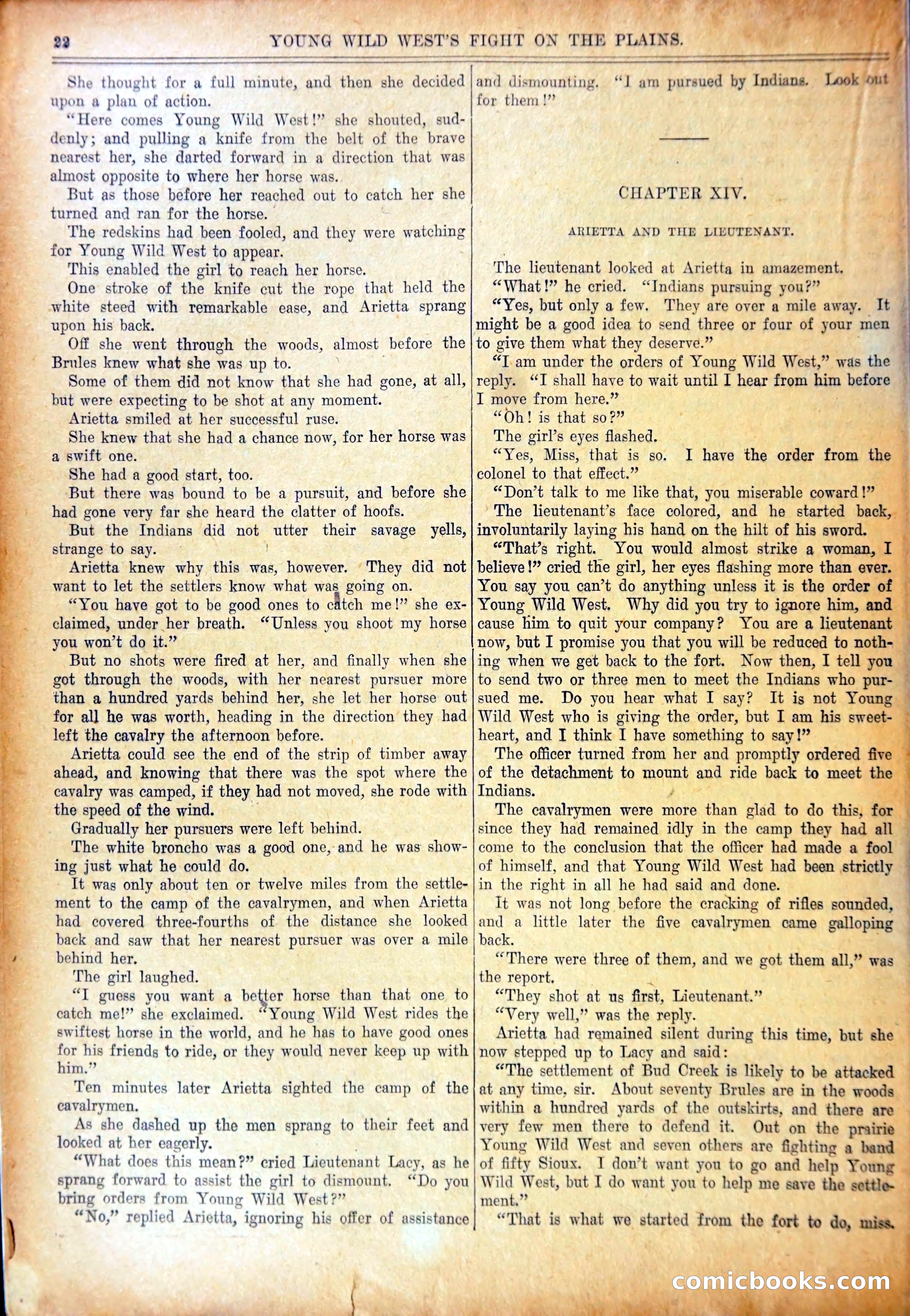 Wild West Weekly, No. 318 — page 25 of 37