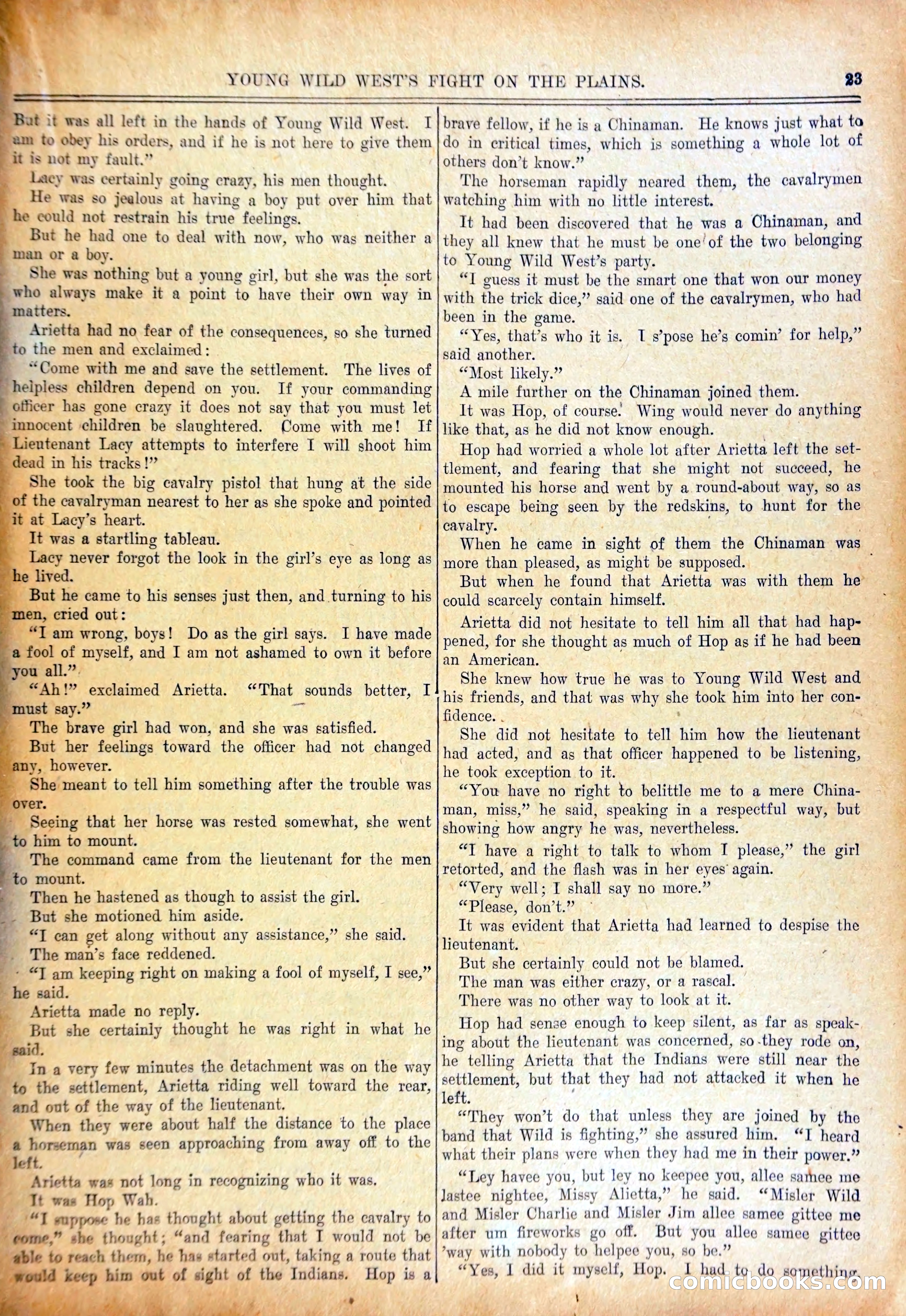 Wild West Weekly, No. 318 — page 26 of 37