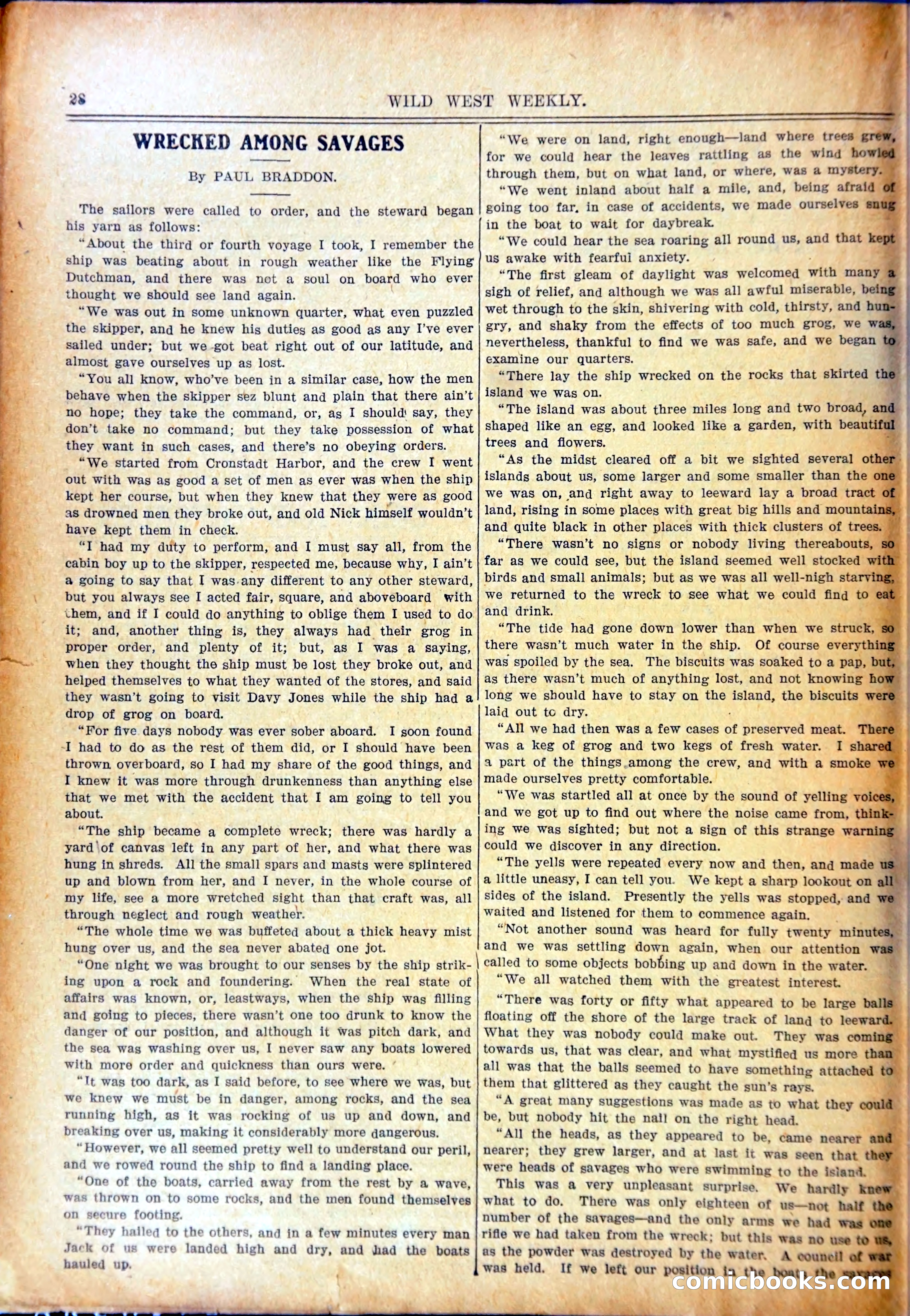 Wild West Weekly, No. 318 — page 31 of 37