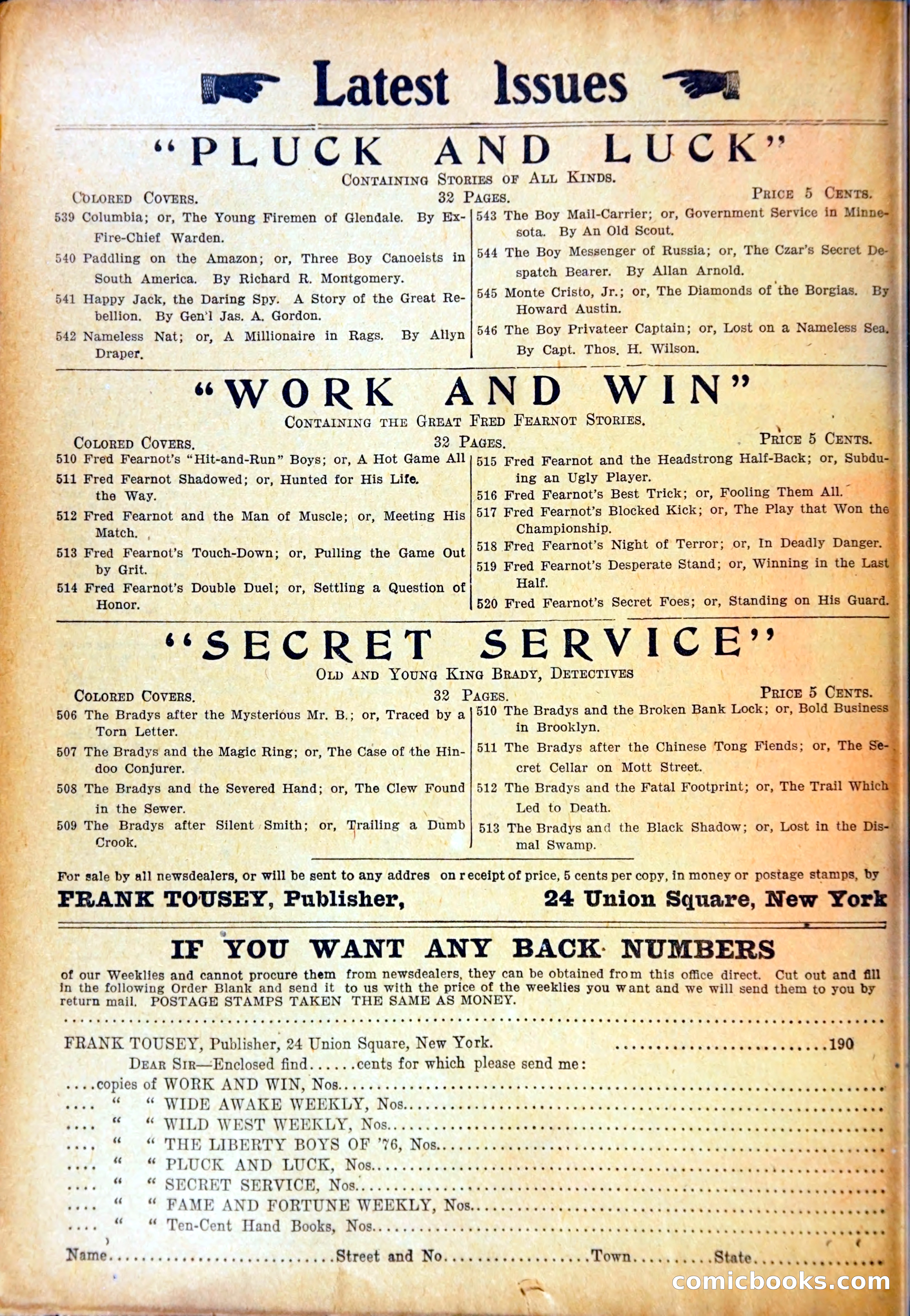 Wild West Weekly, No. 318 — page 35 of 37