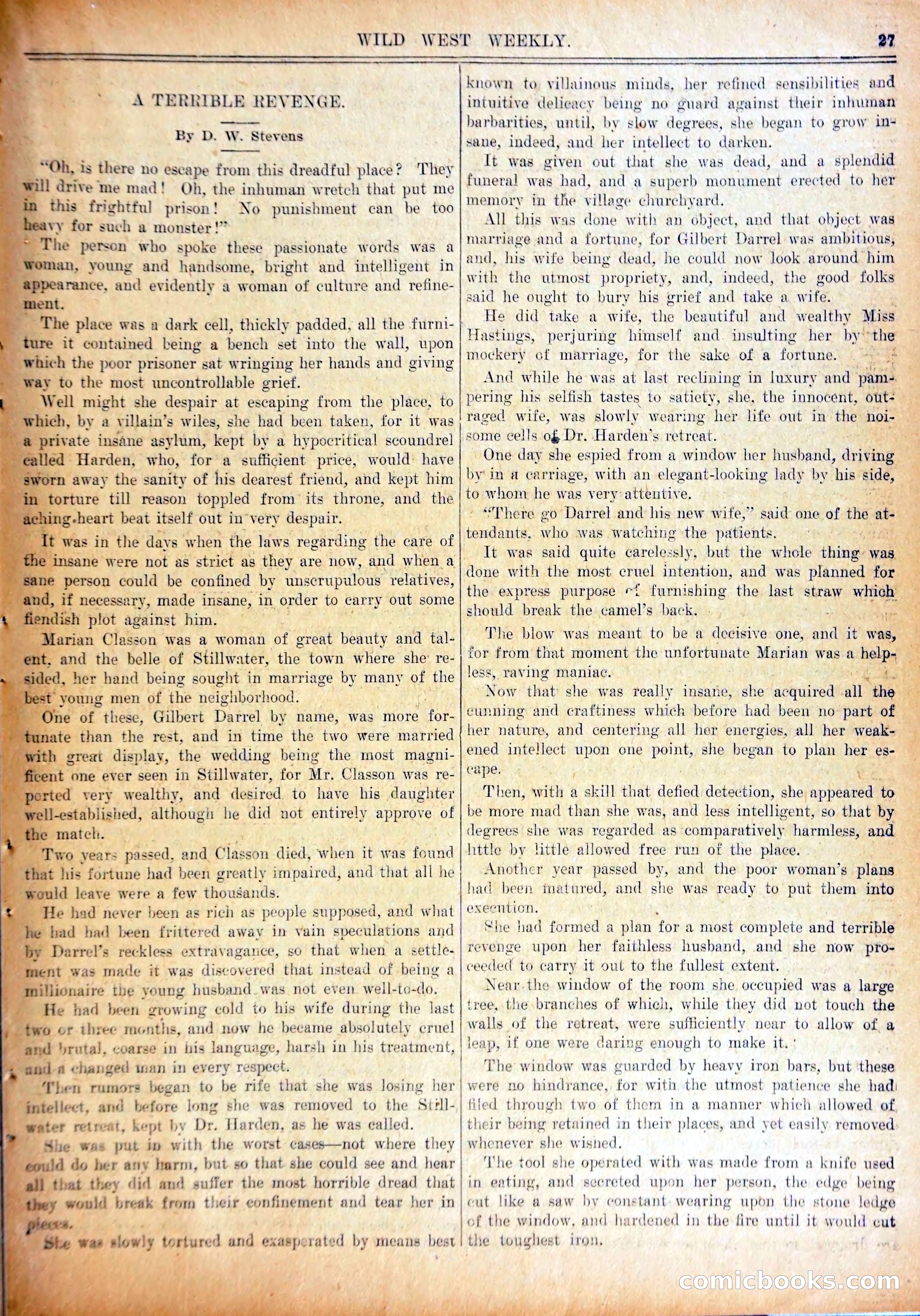 Wild West Weekly No. 641 — page 30 of 37