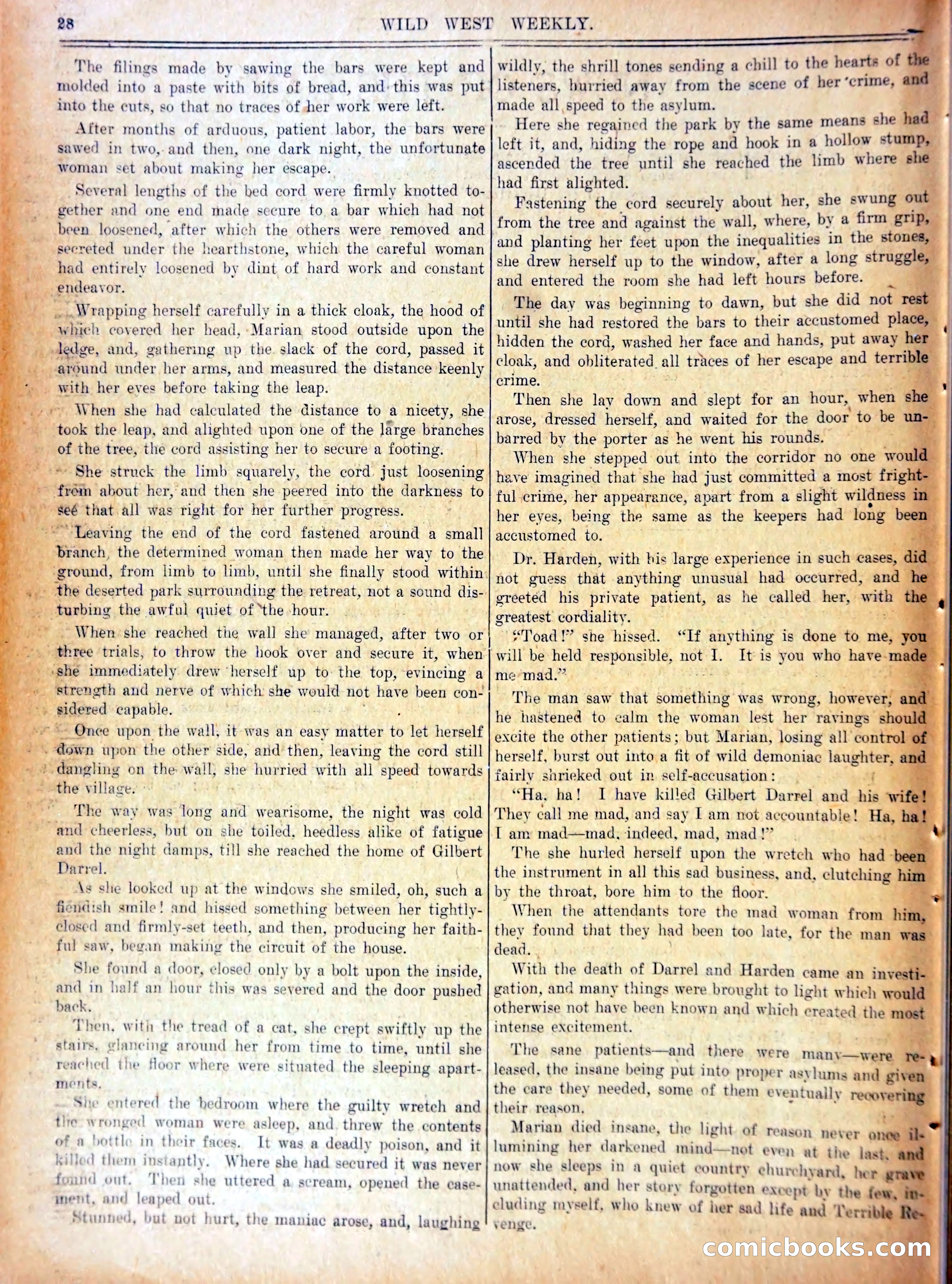 Wild West Weekly No. 641 — page 31 of 37