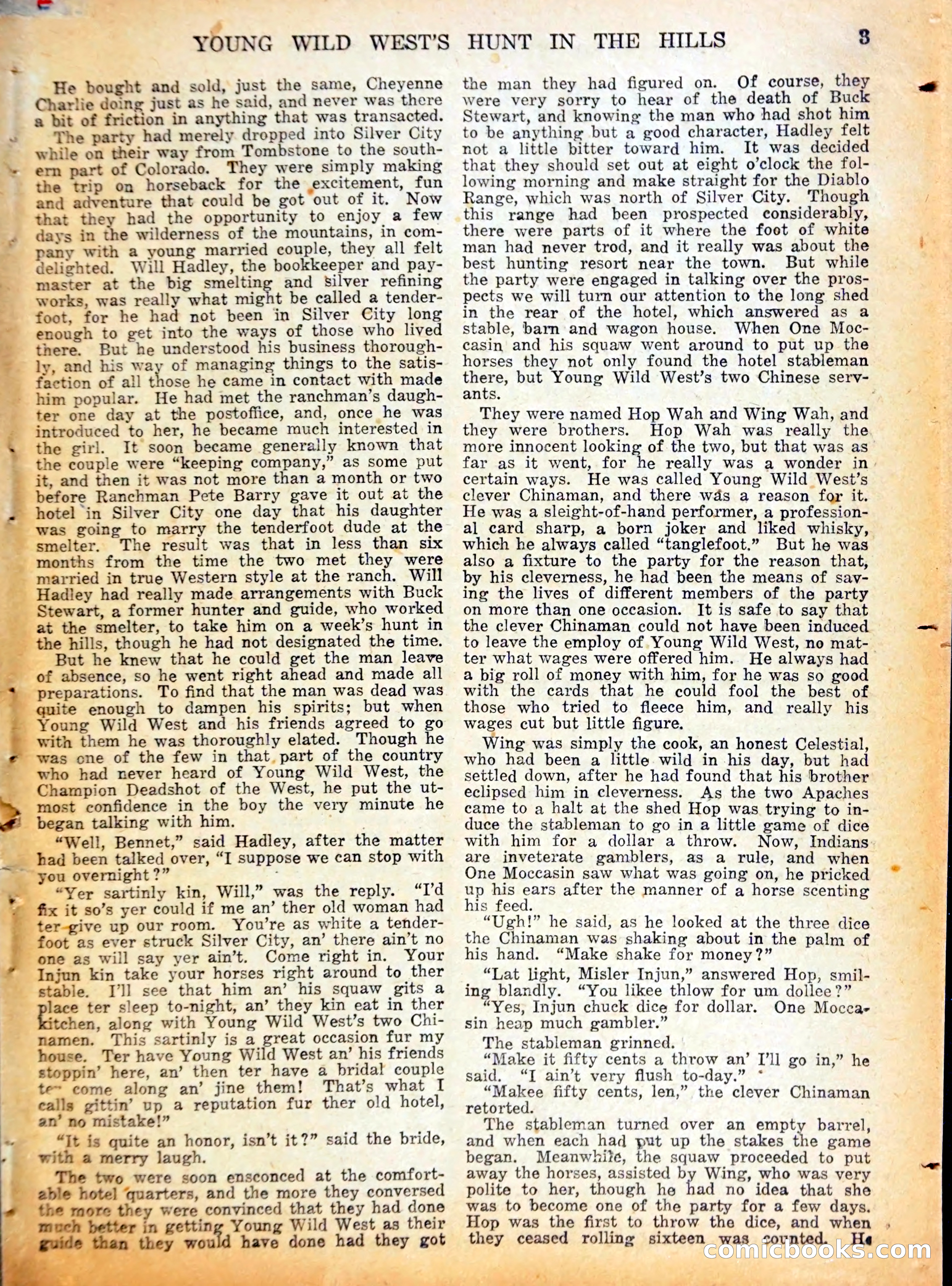Young Wild West Weekly — page 6 of 37