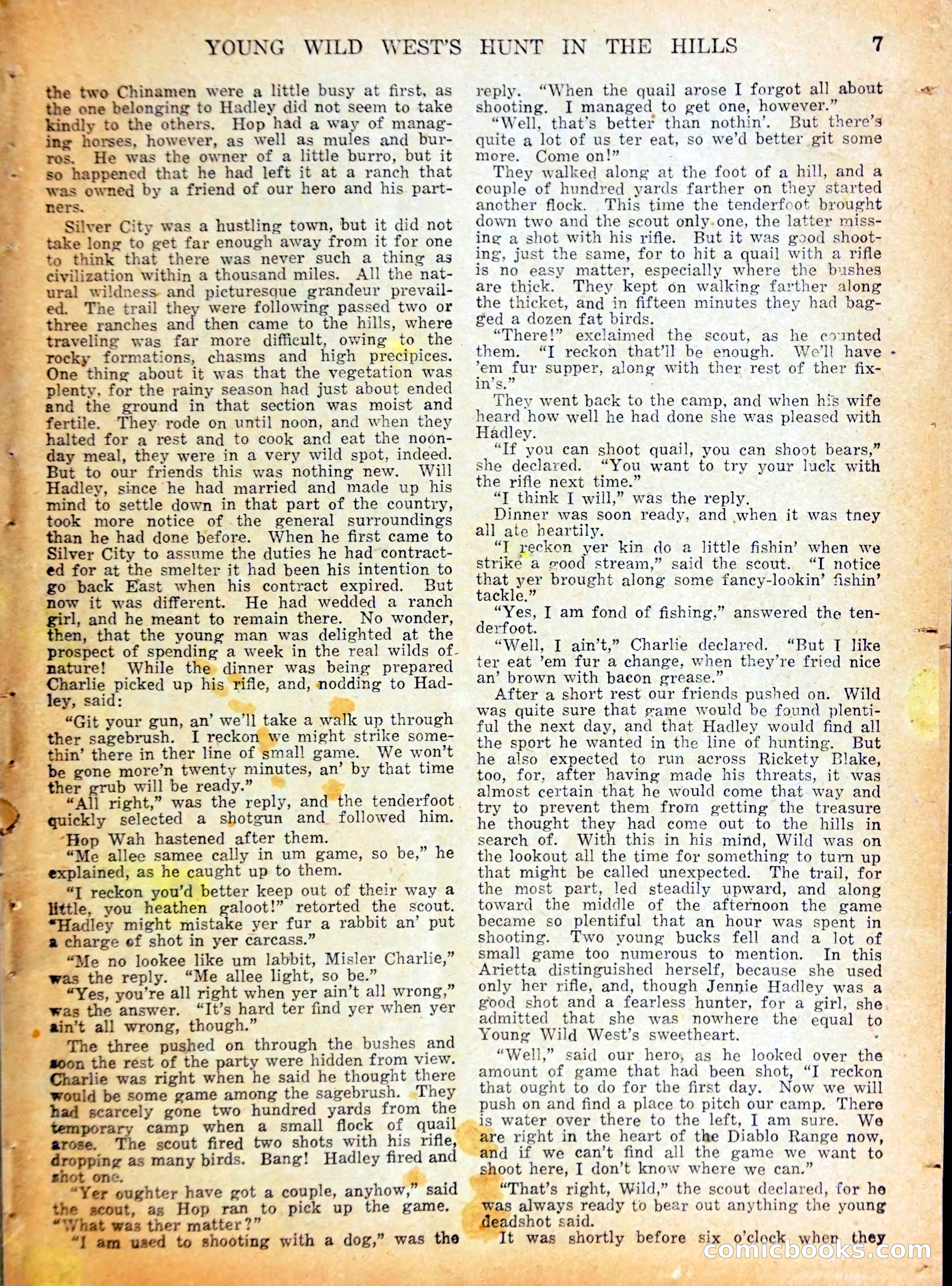 Young Wild West Weekly — page 10 of 37