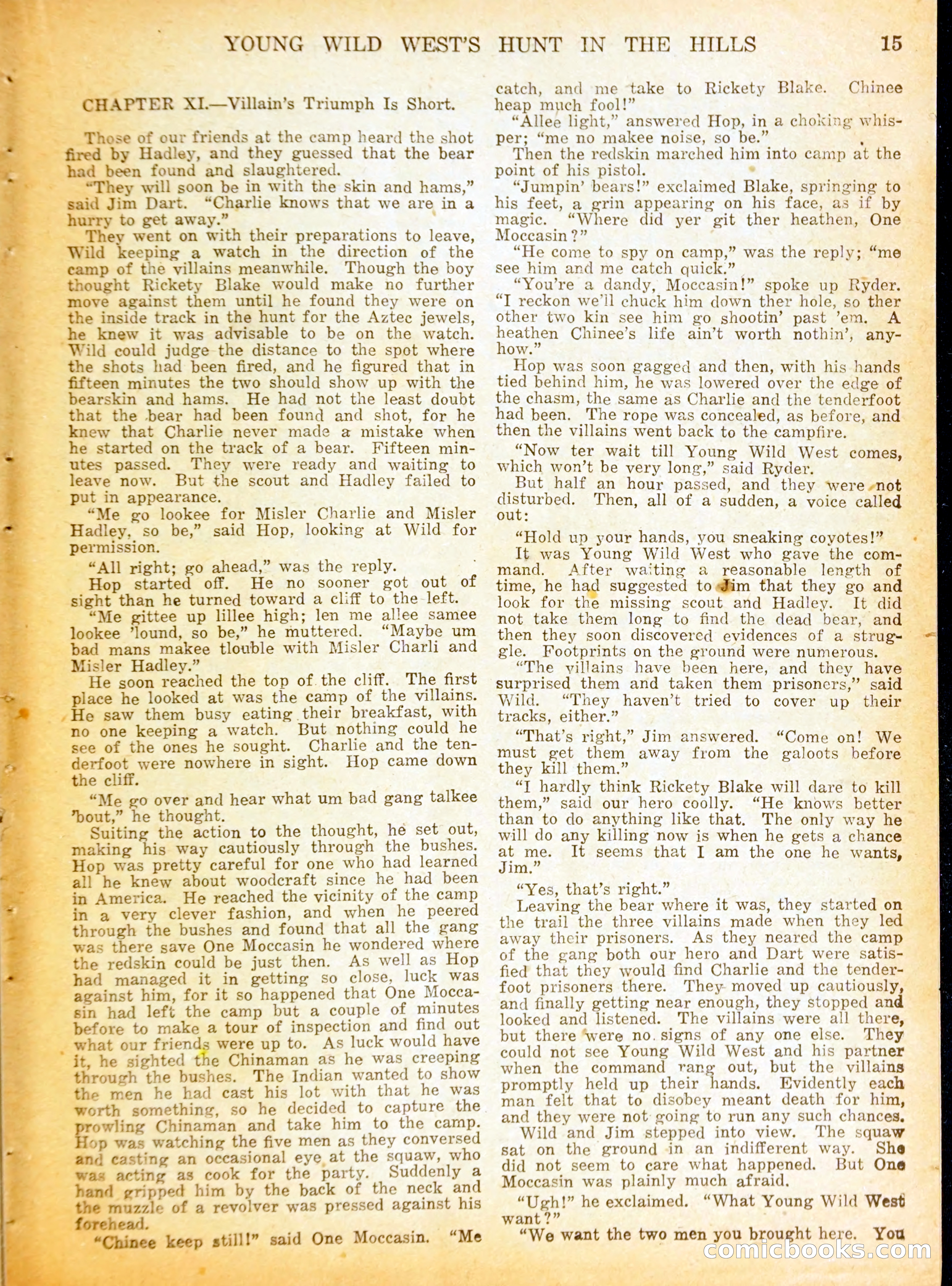 Young Wild West Weekly — page 18 of 37