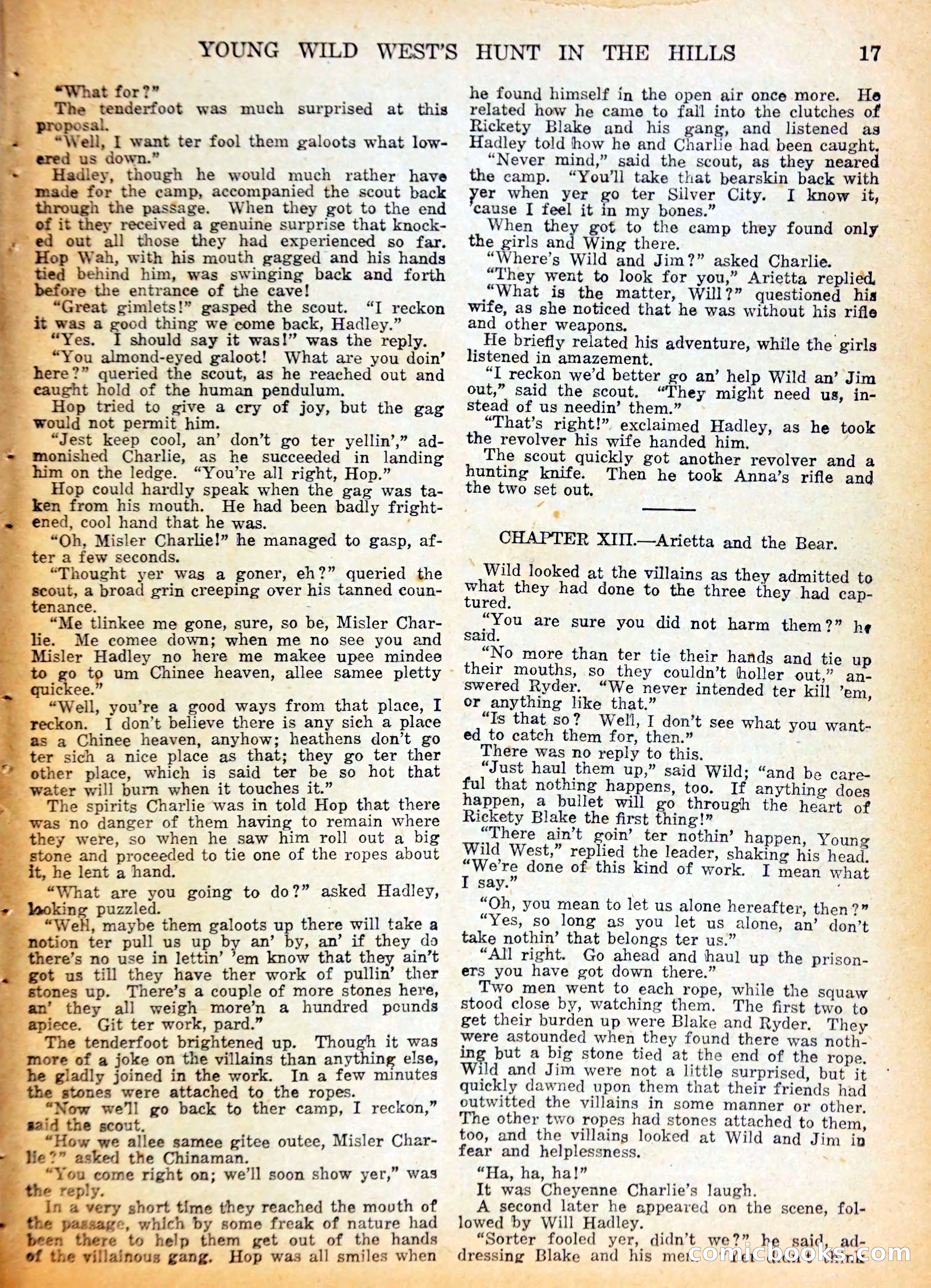 Young Wild West Weekly — page 20 of 37