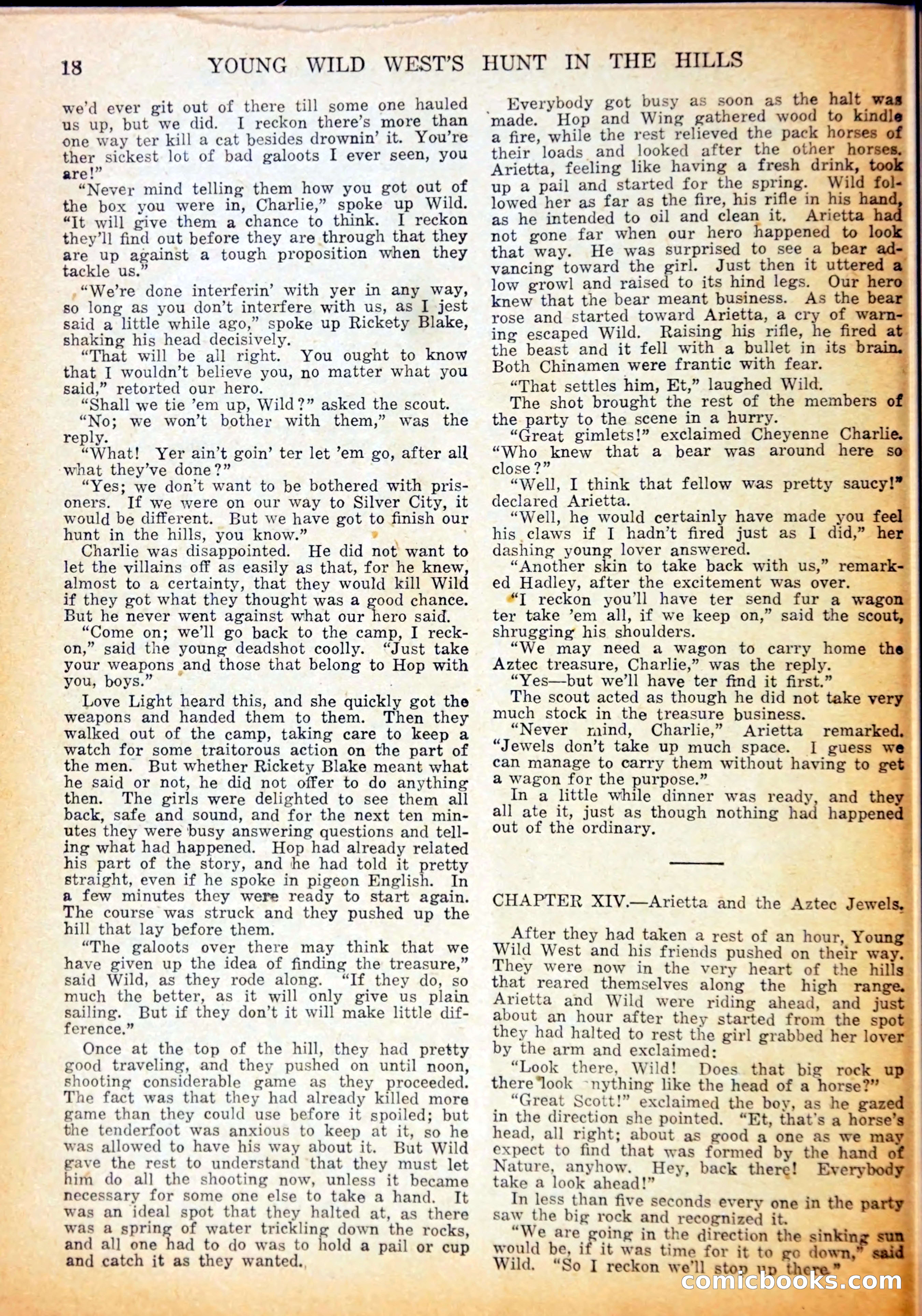 Young Wild West Weekly — page 21 of 37