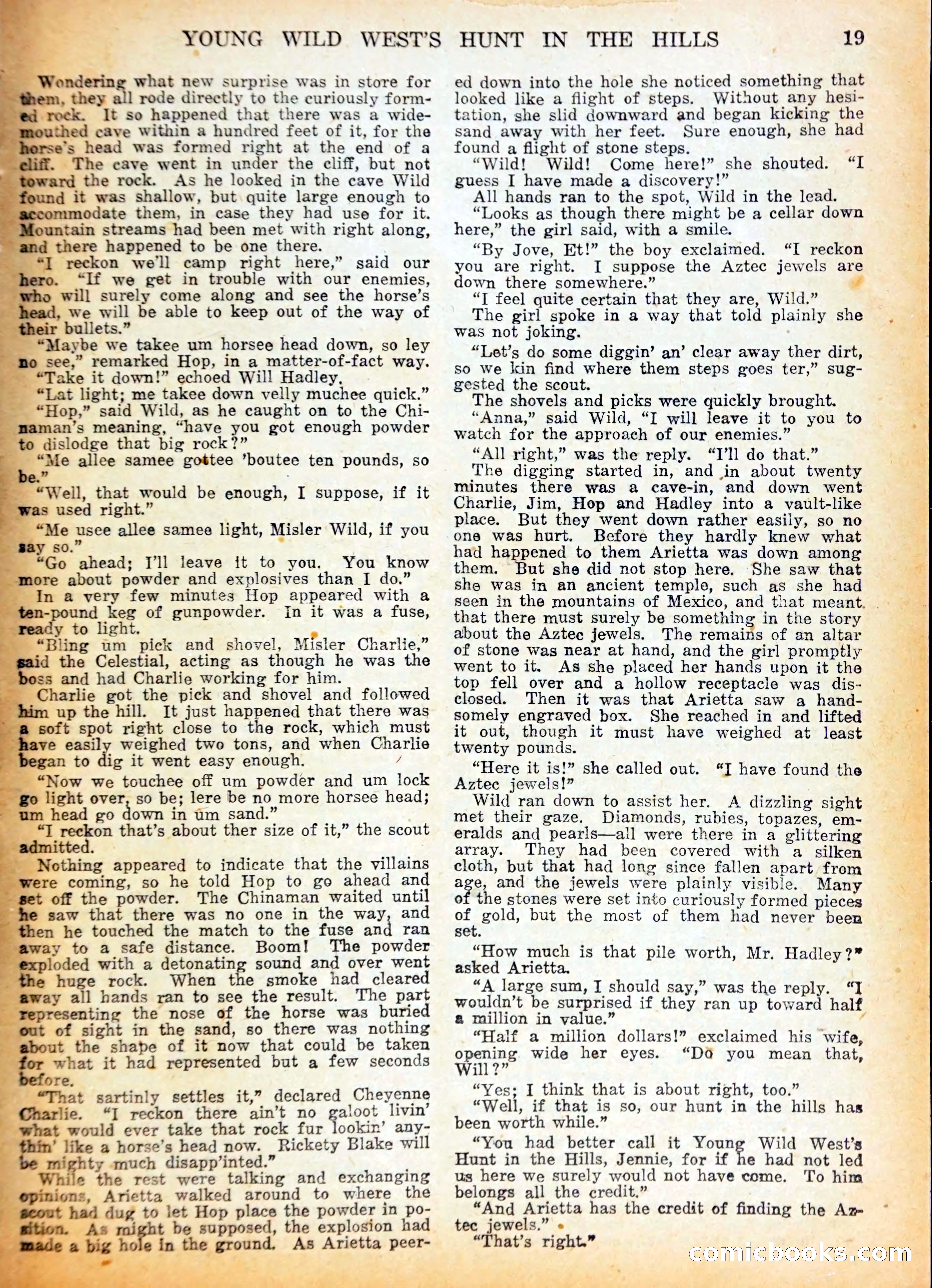 Young Wild West Weekly — page 22 of 37