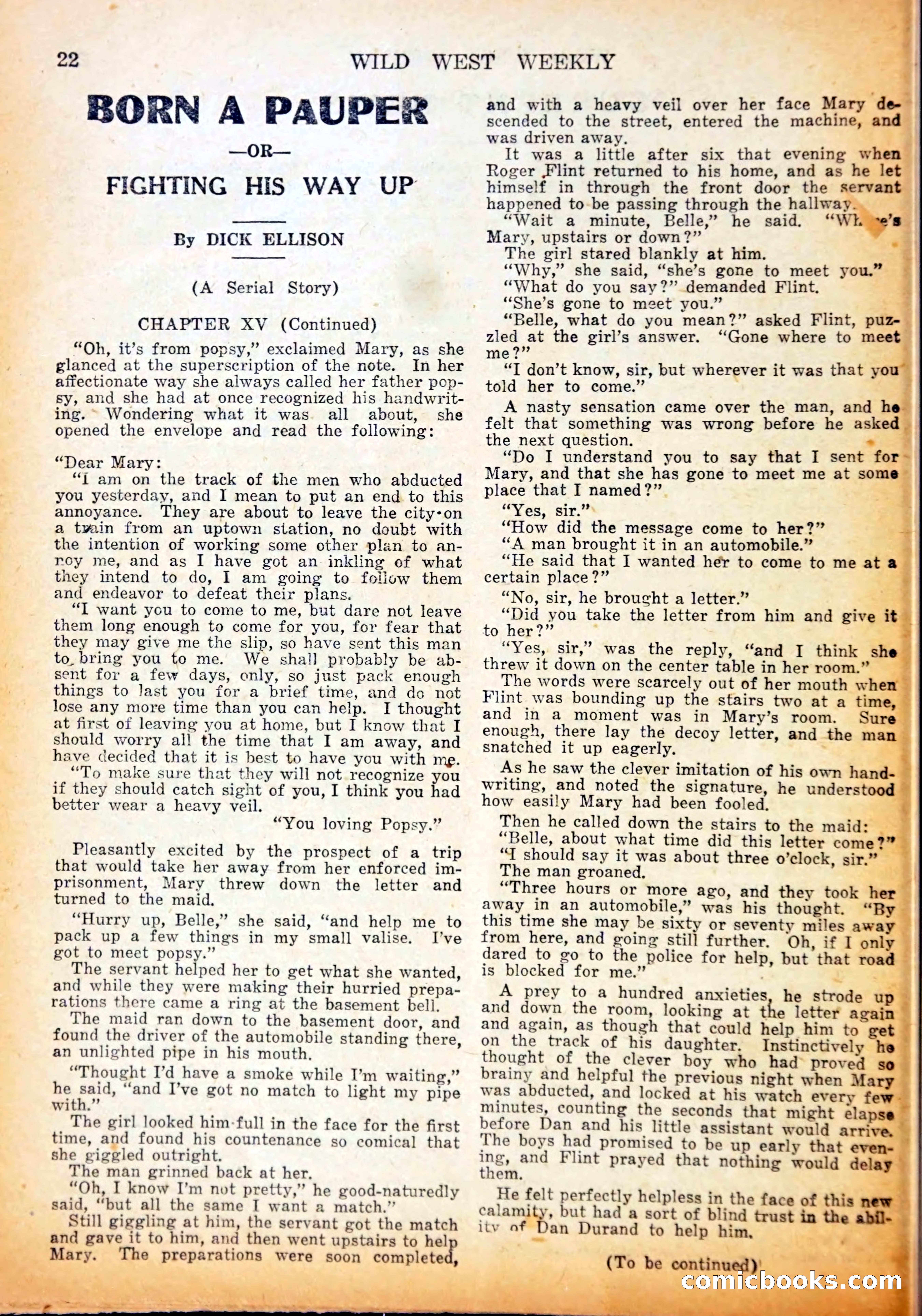 Young Wild West Weekly — page 25 of 37