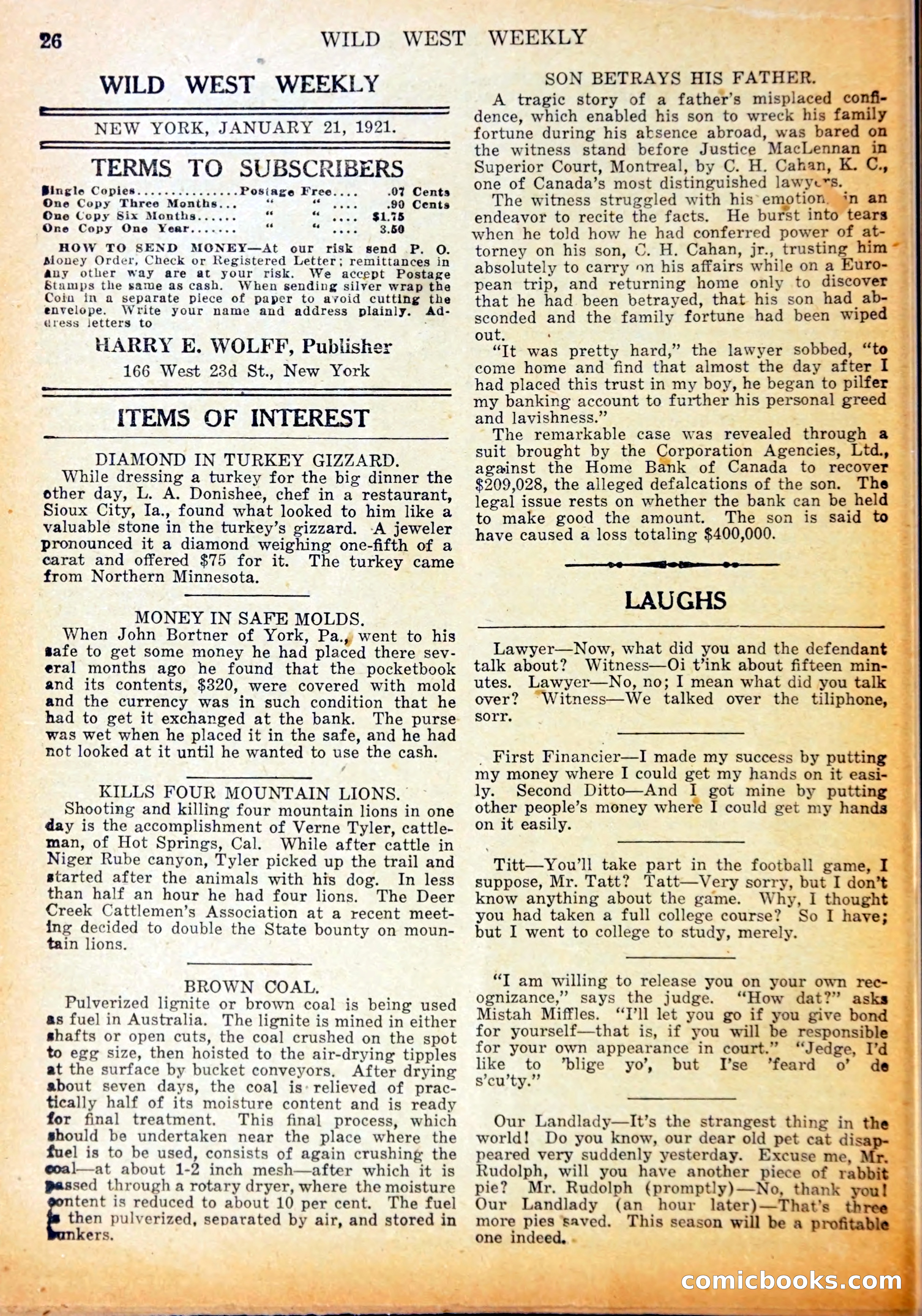 Young Wild West Weekly — page 29 of 37