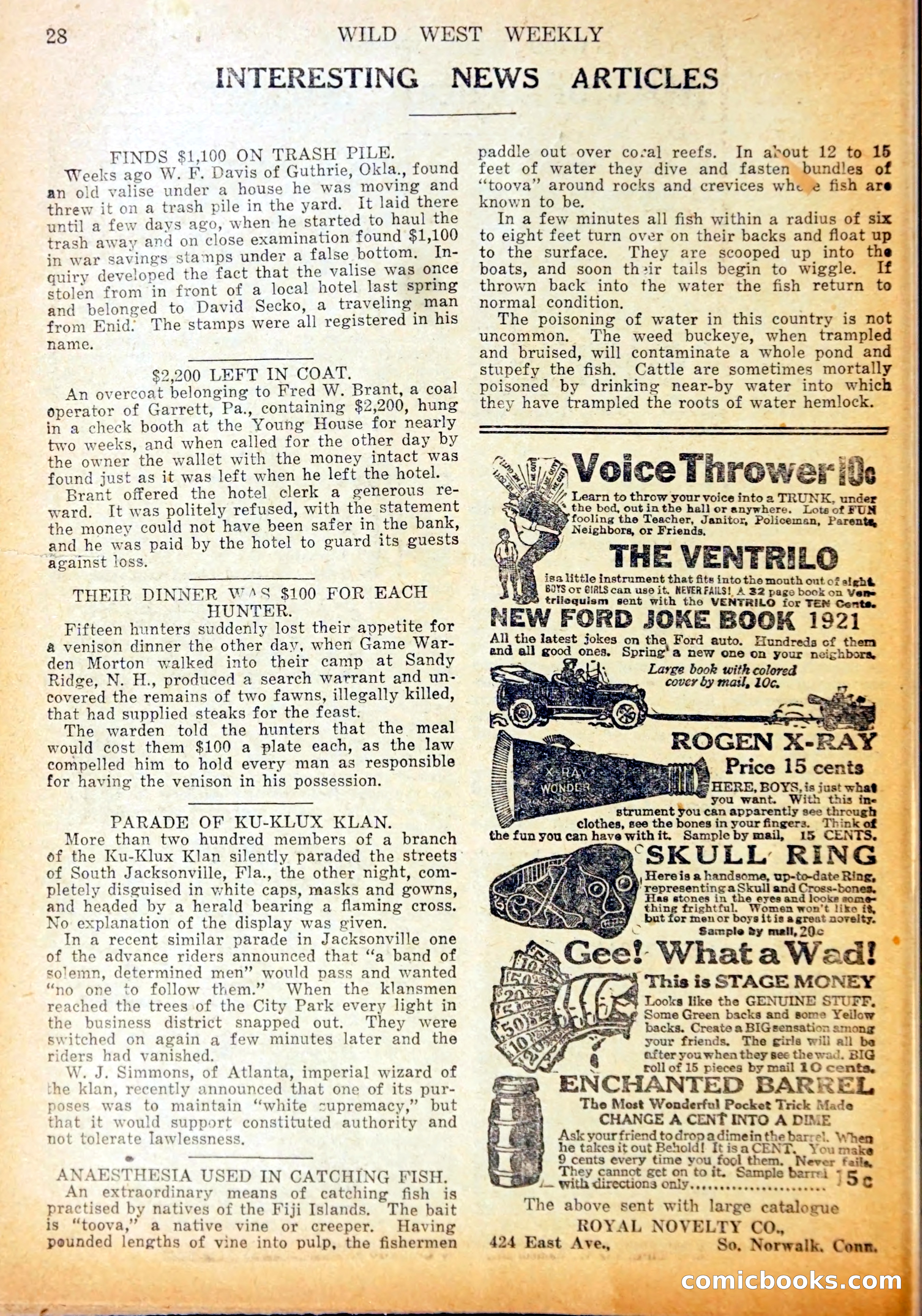 Young Wild West Weekly — page 31 of 37