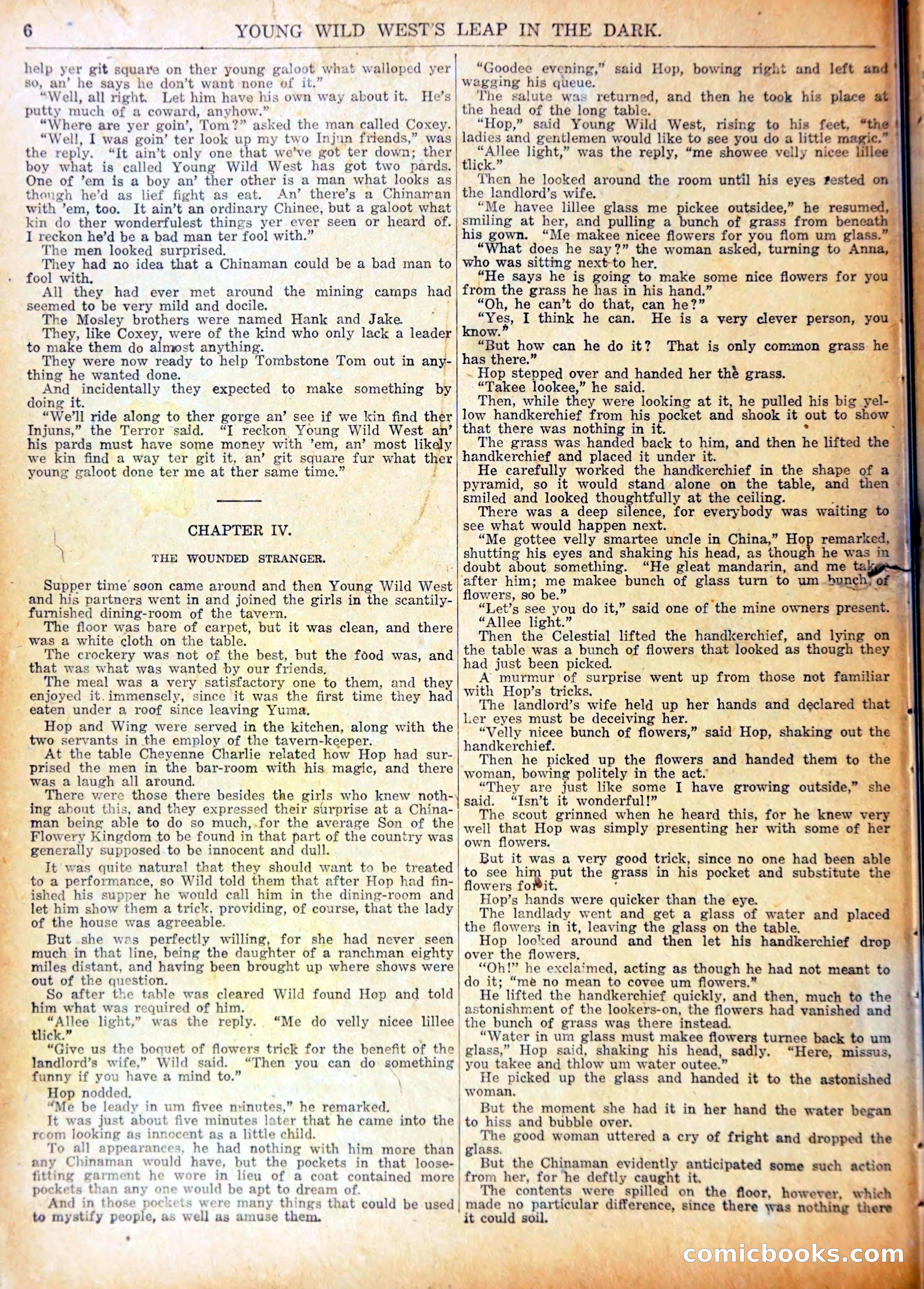 Young Wild West's Leap in the Dark — page 9 of 37