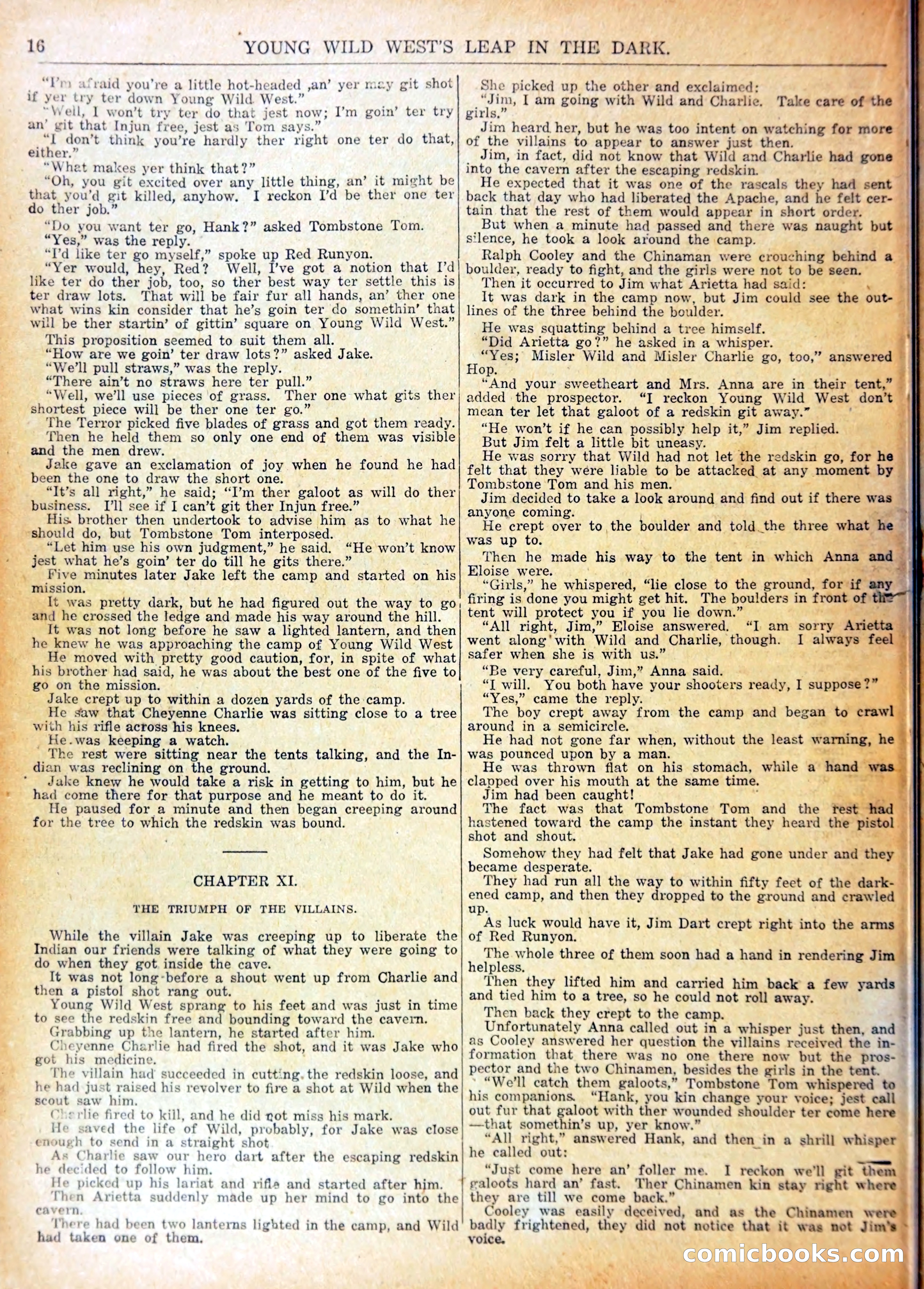 Young Wild West's Leap in the Dark — page 19 of 37