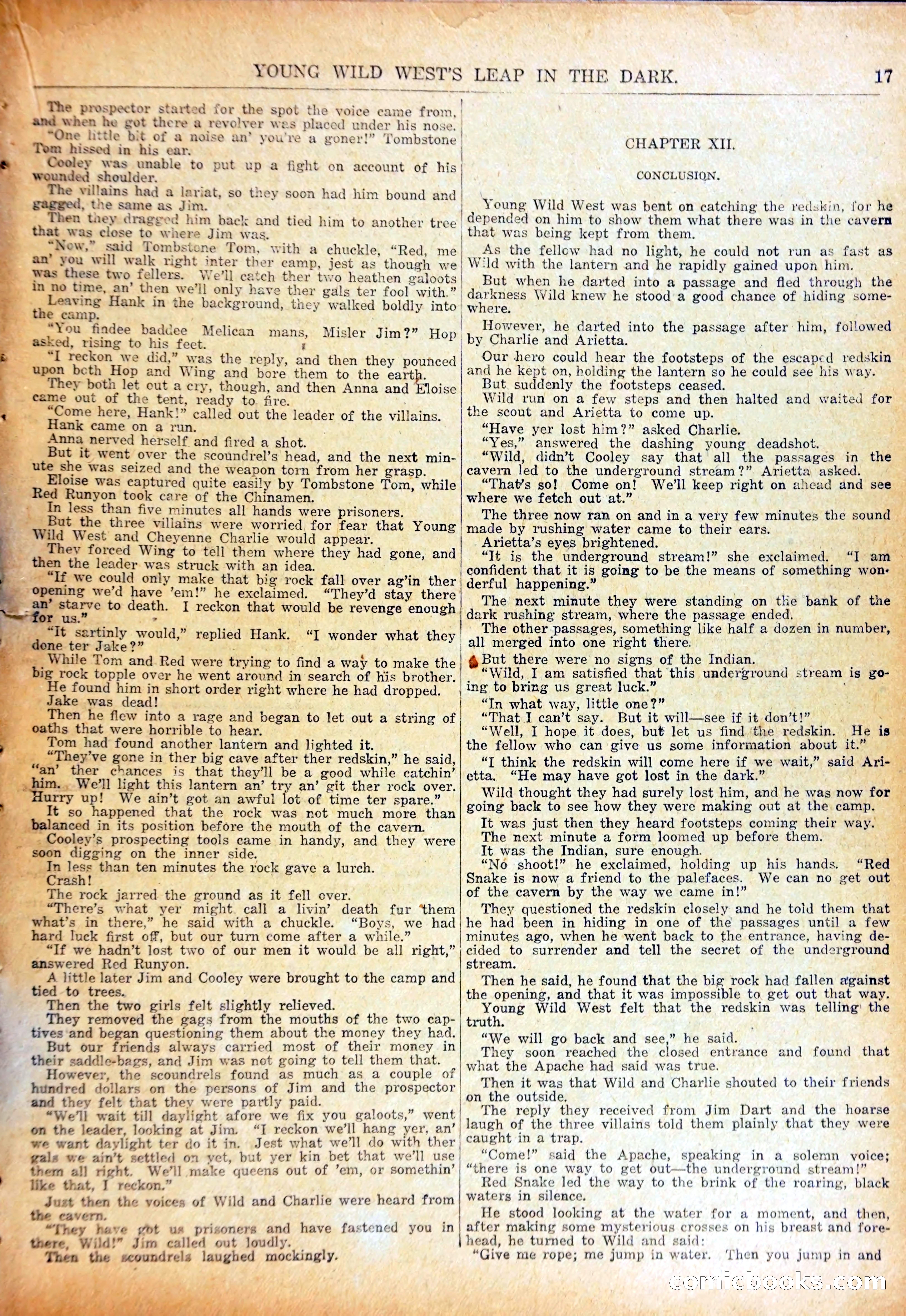 Young Wild West's Leap in the Dark — page 20 of 37