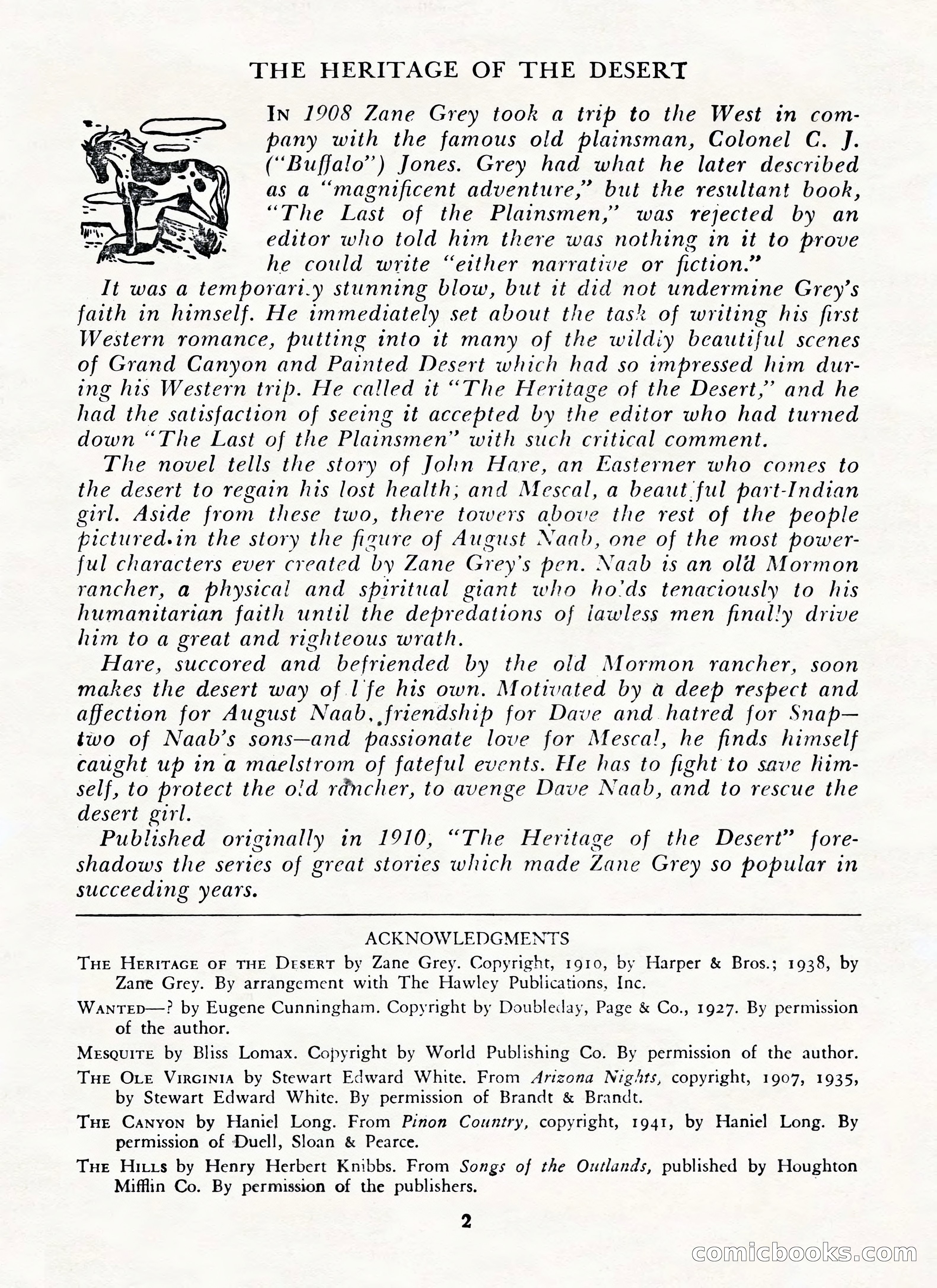 Zane Grey's Western Magazine, May-June 1947 — page 4 of 198