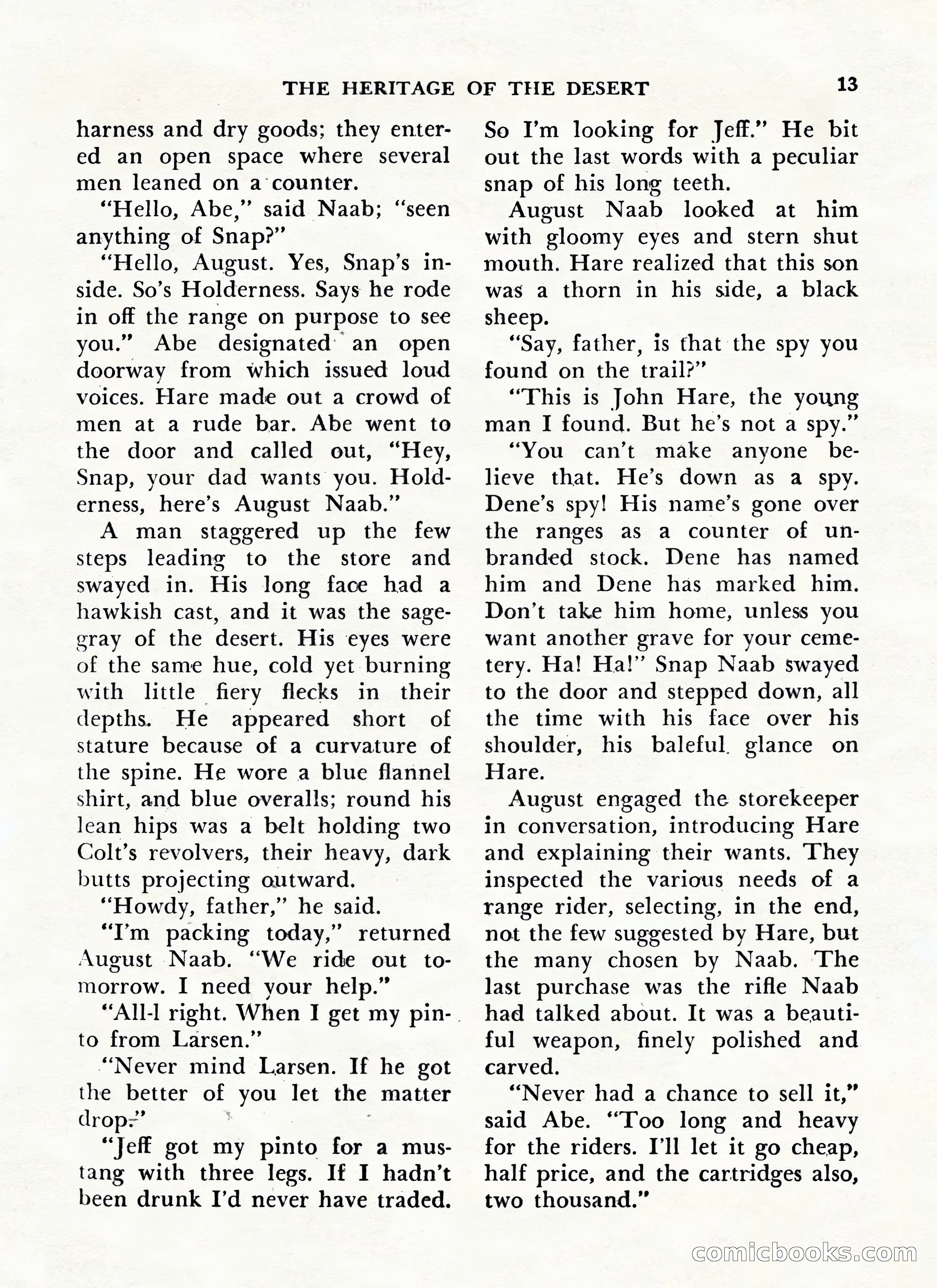 Zane Grey's Western Magazine, May-June 1947 — page 15 of 198