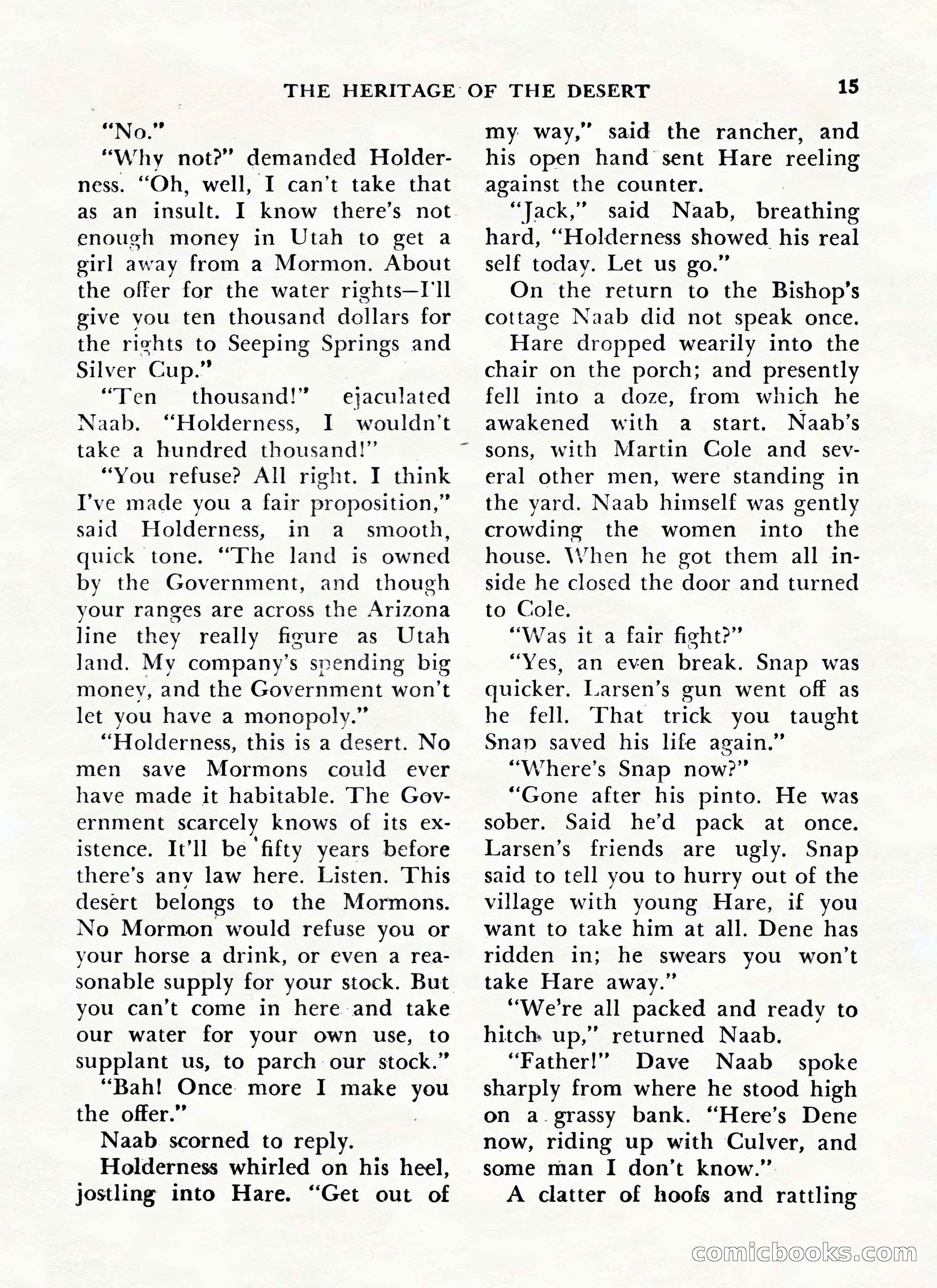 Zane Grey's Western Magazine, May-June 1947 — page 19 of 198
