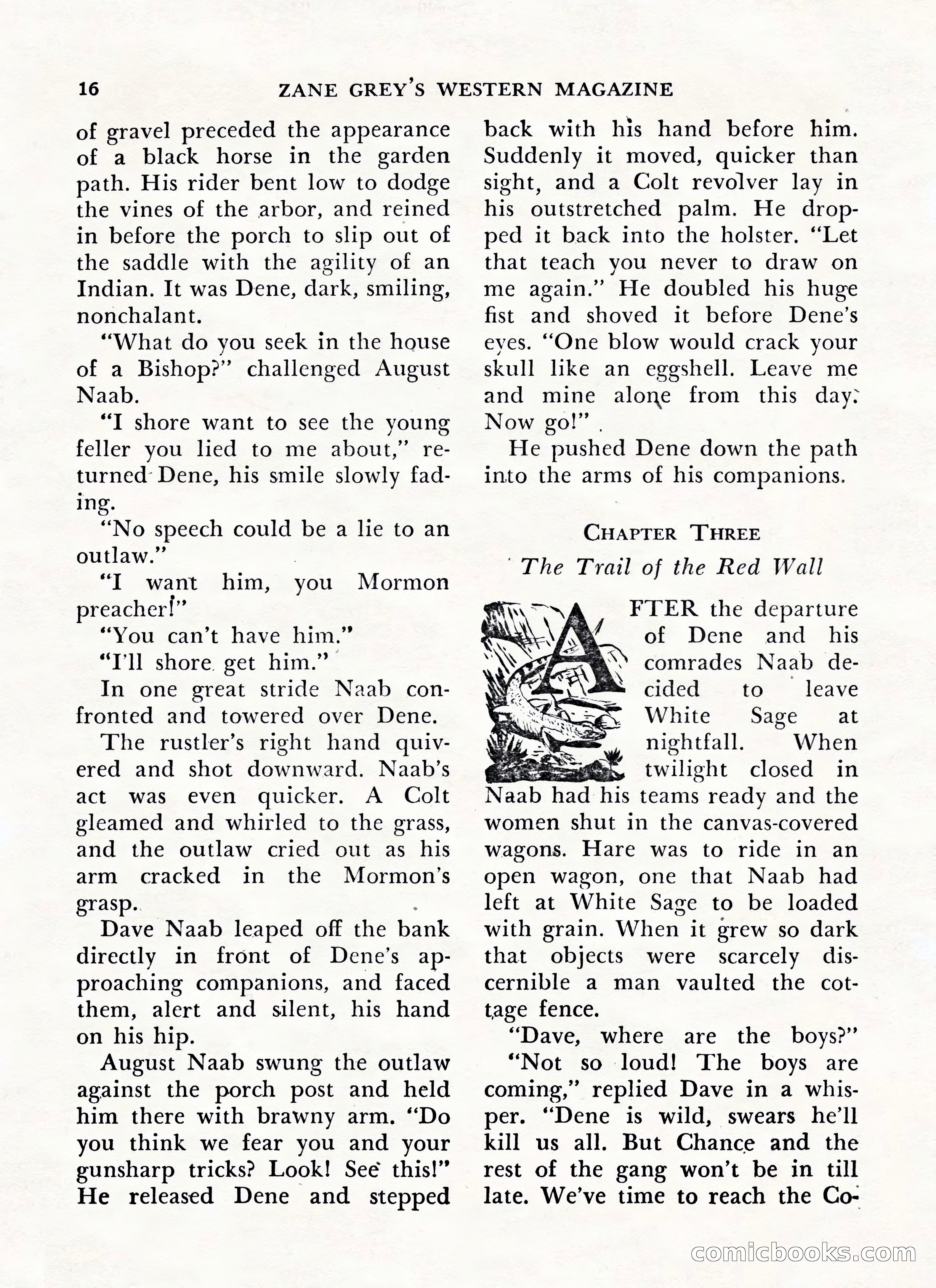Zane Grey's Western Magazine, May-June 1947 — page 20 of 198
