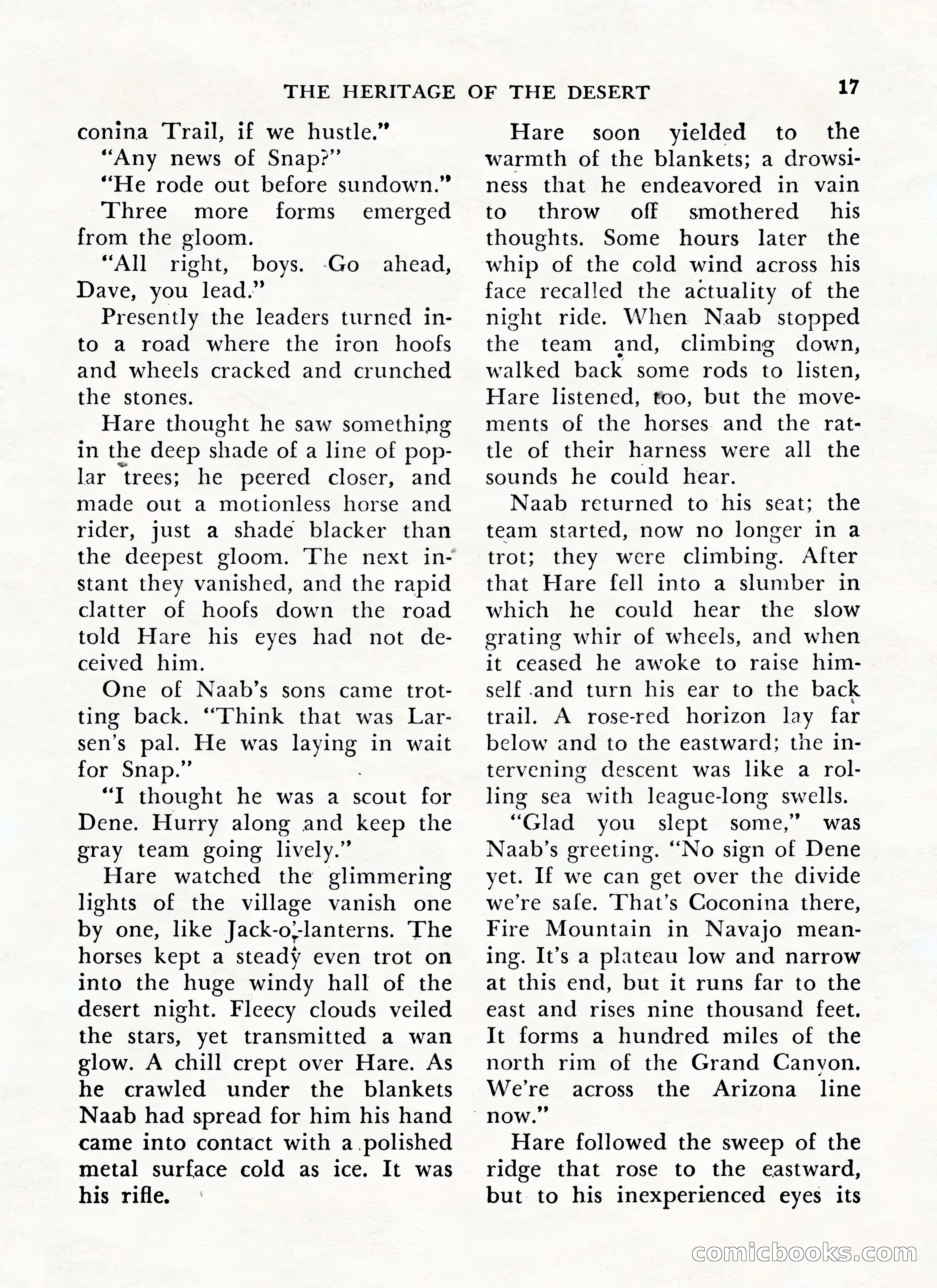 Zane Grey's Western Magazine, May-June 1947 — page 21 of 198