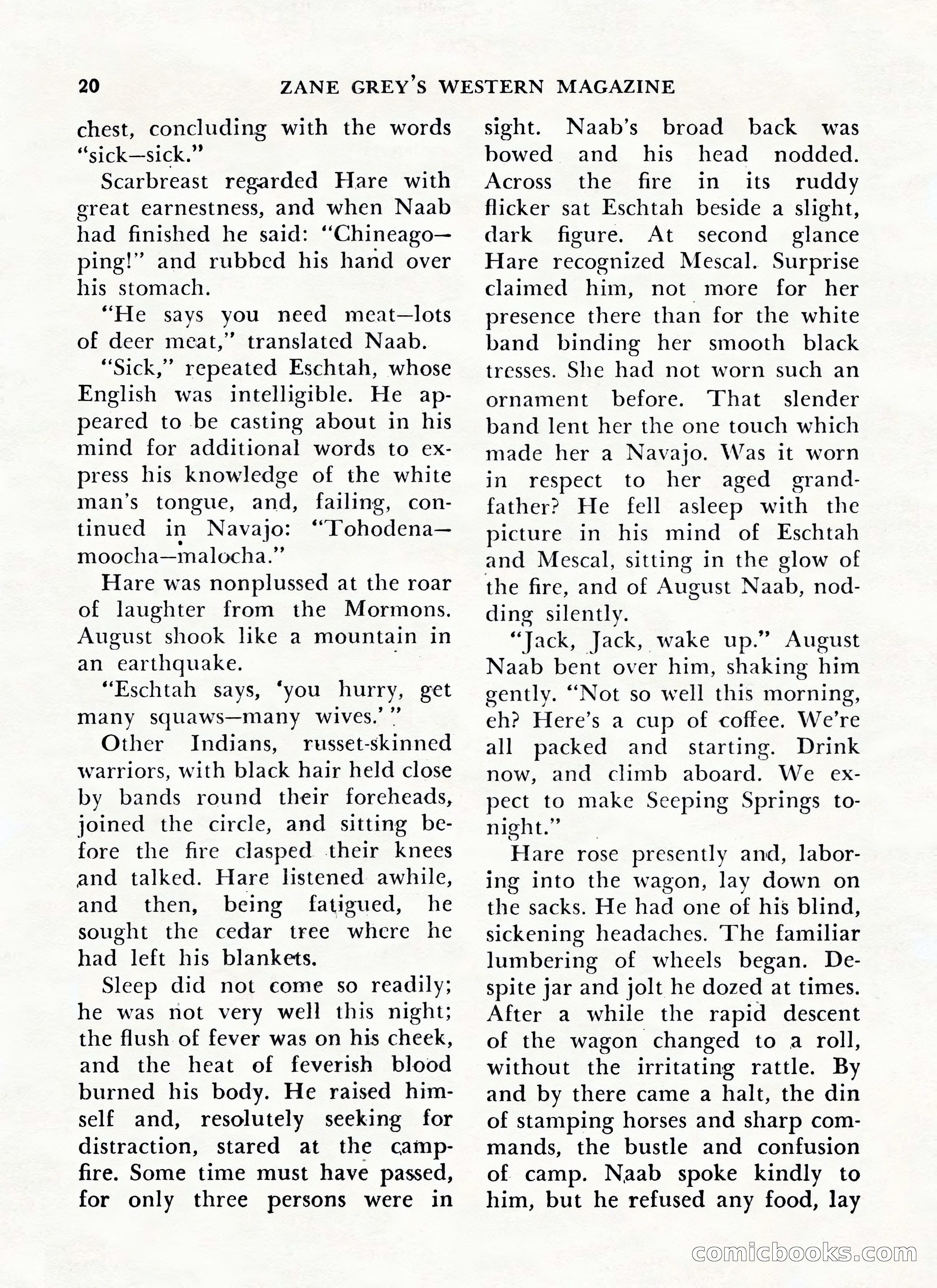 Zane Grey's Western Magazine, May-June 1947 — page 24 of 198