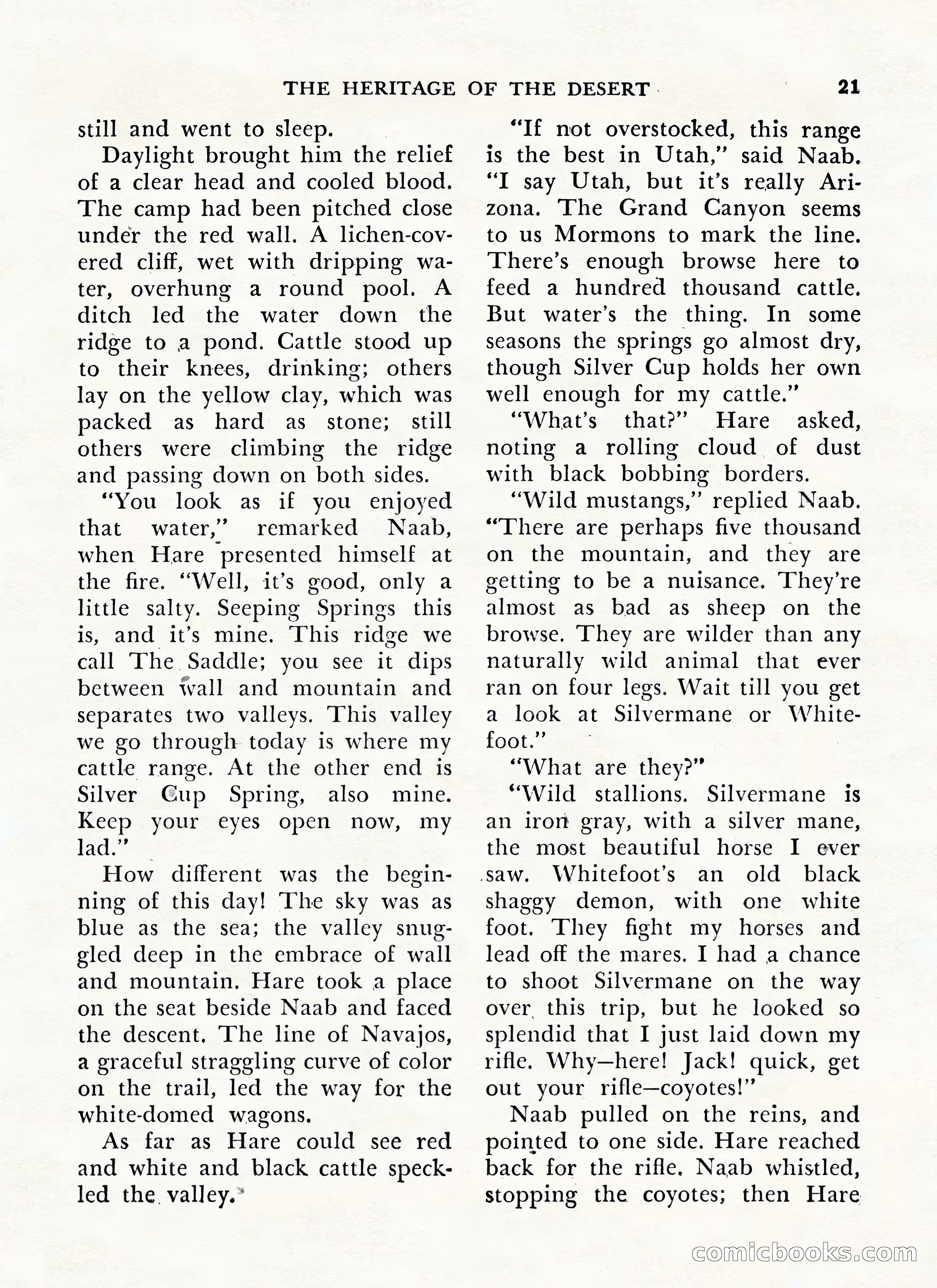 Zane Grey's Western Magazine, May-June 1947 — page 25 of 198