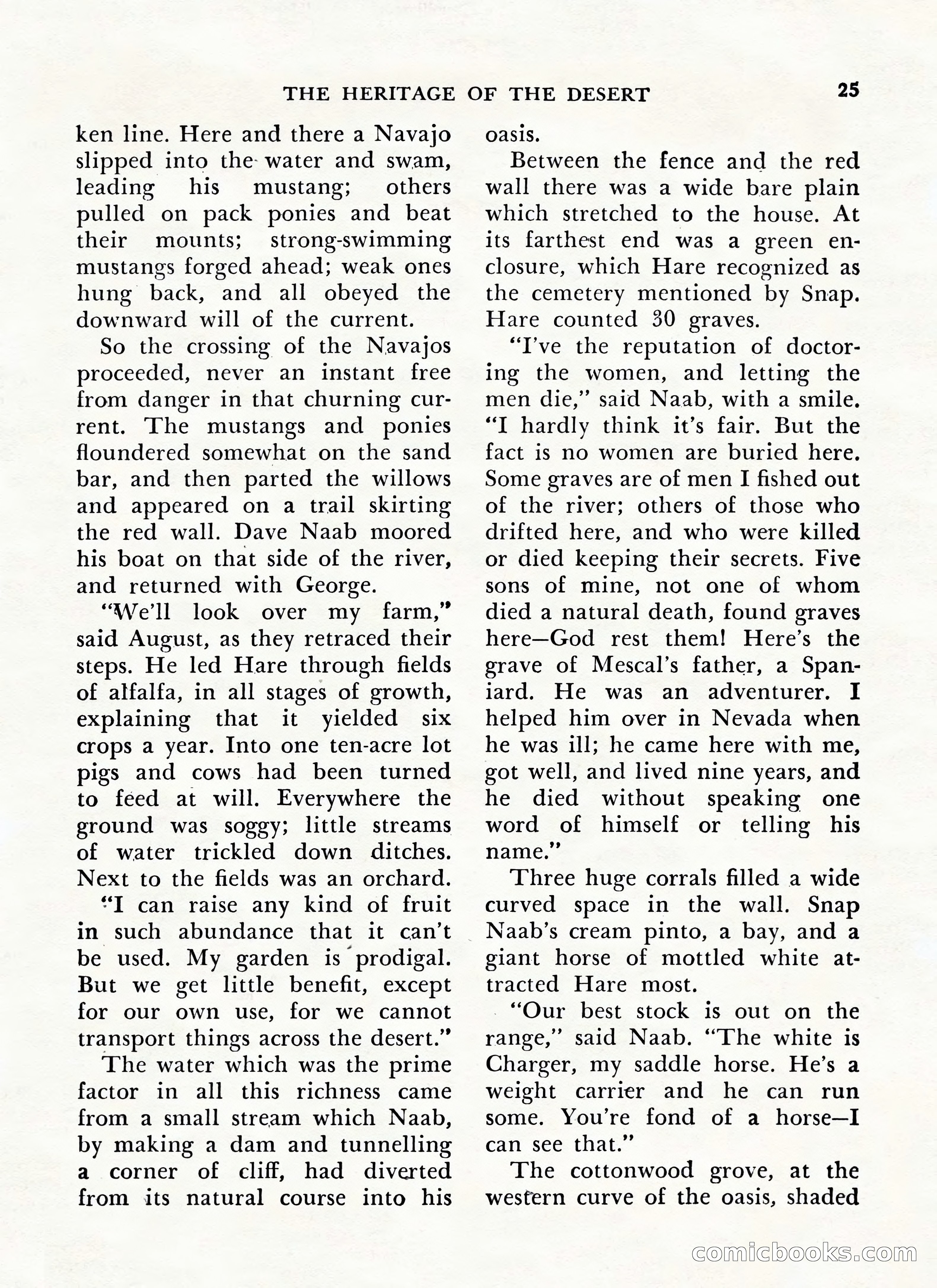 Zane Grey's Western Magazine, May-June 1947 — page 29 of 198