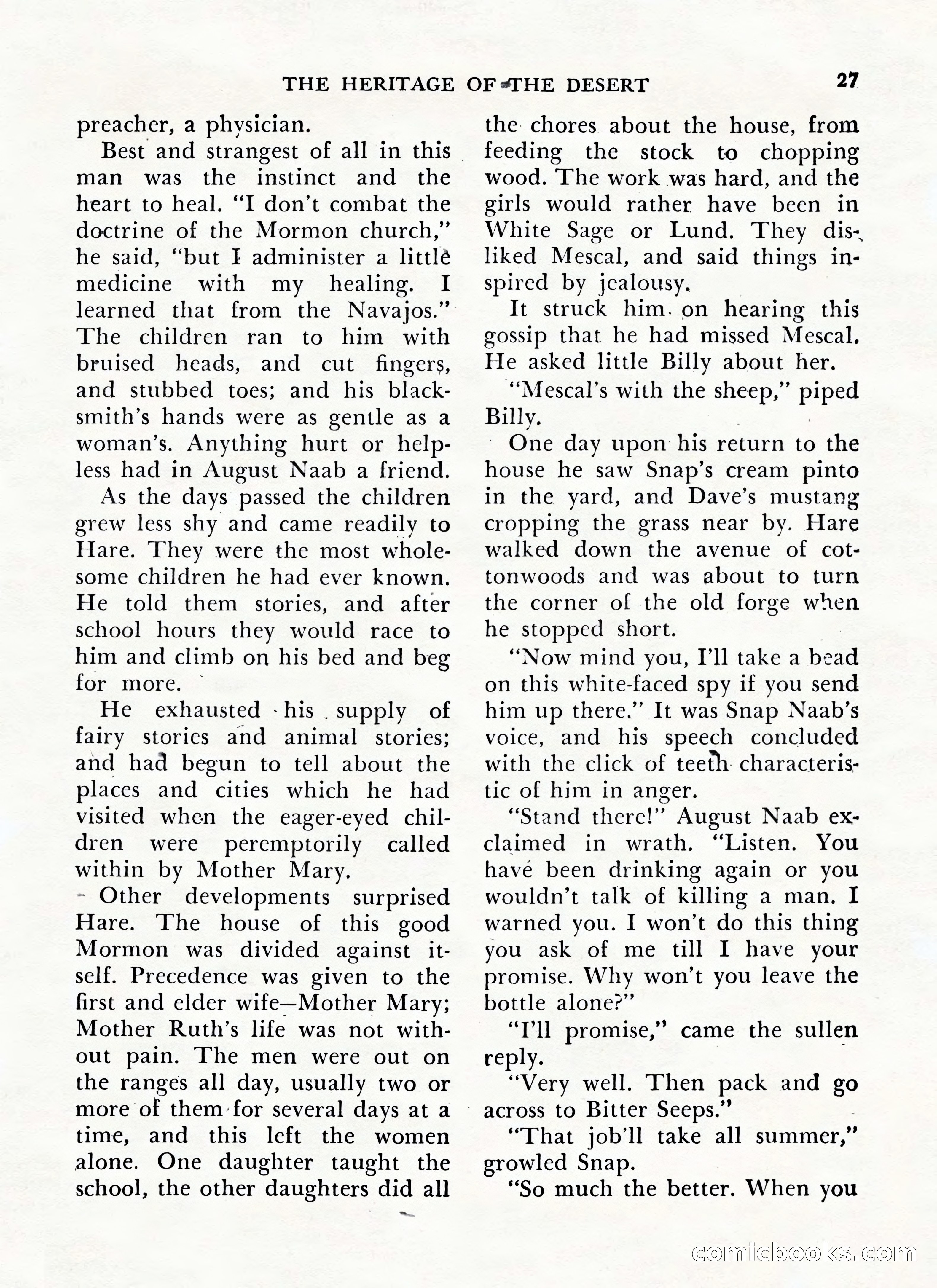 Zane Grey's Western Magazine, May-June 1947 — page 31 of 198