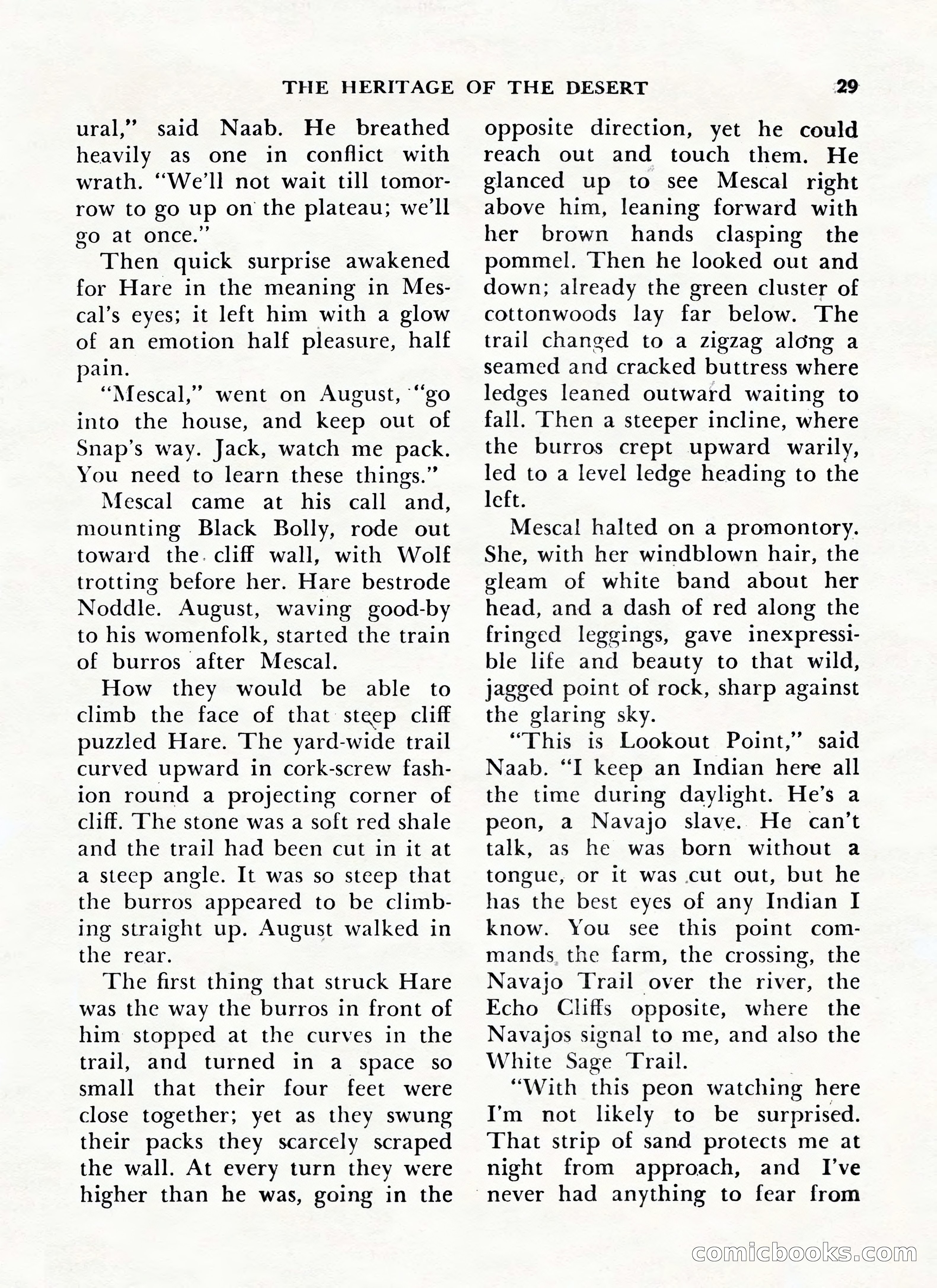 Zane Grey's Western Magazine, May-June 1947 — page 33 of 198