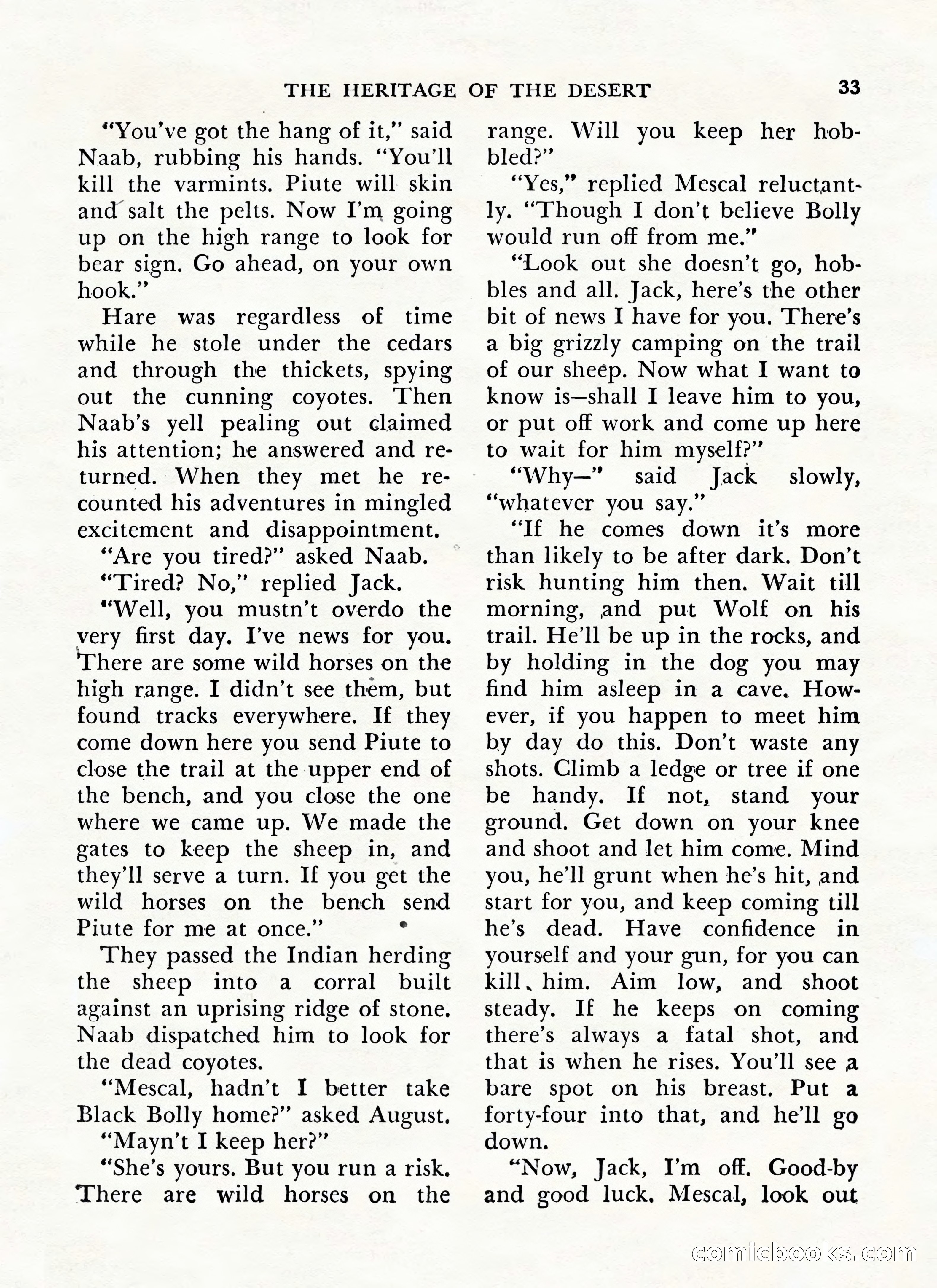 Zane Grey's Western Magazine, May-June 1947 — page 37 of 198