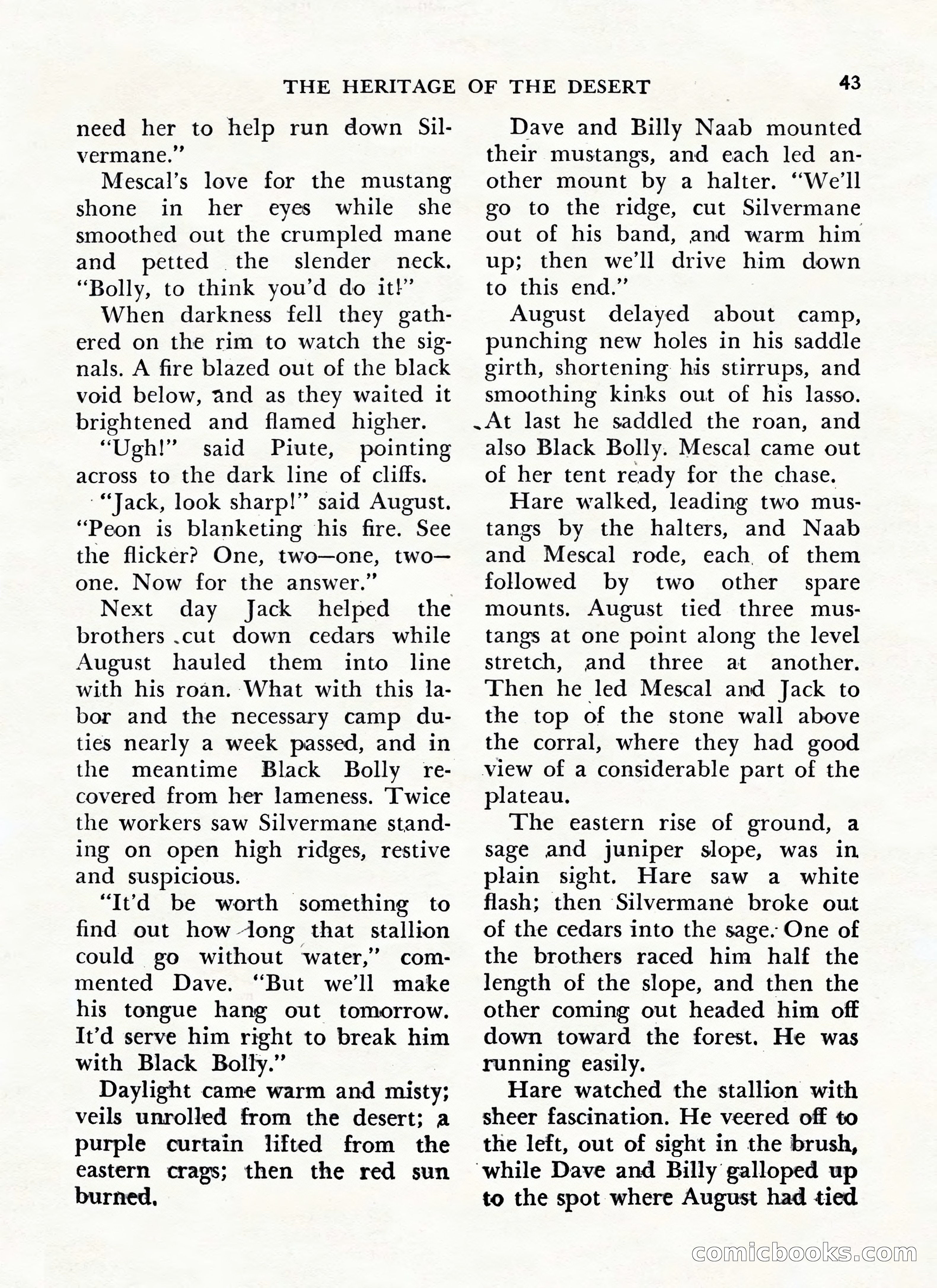 Zane Grey's Western Magazine, May-June 1947 — page 47 of 198