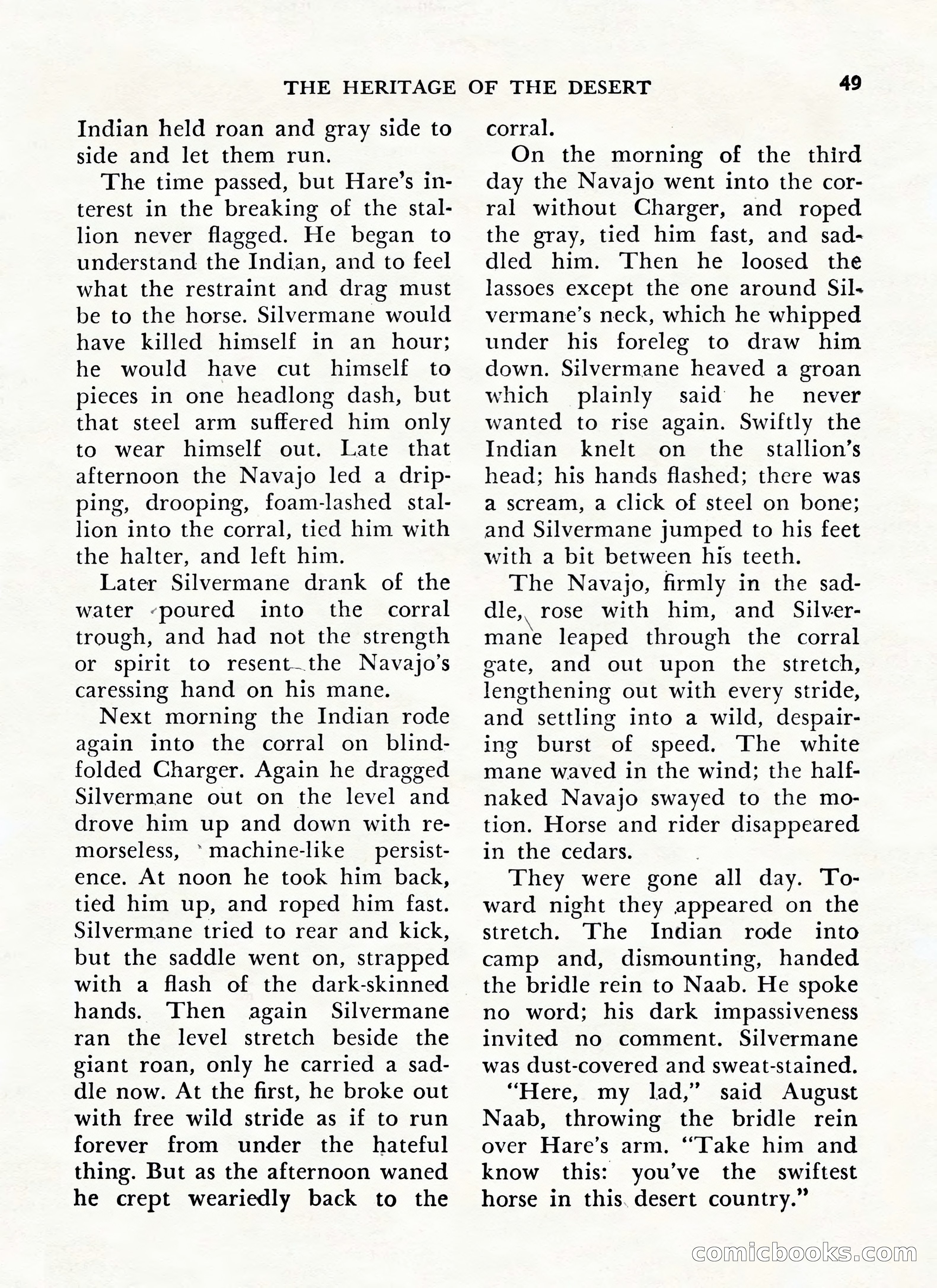 Zane Grey's Western Magazine, May-June 1947 — page 53 of 198